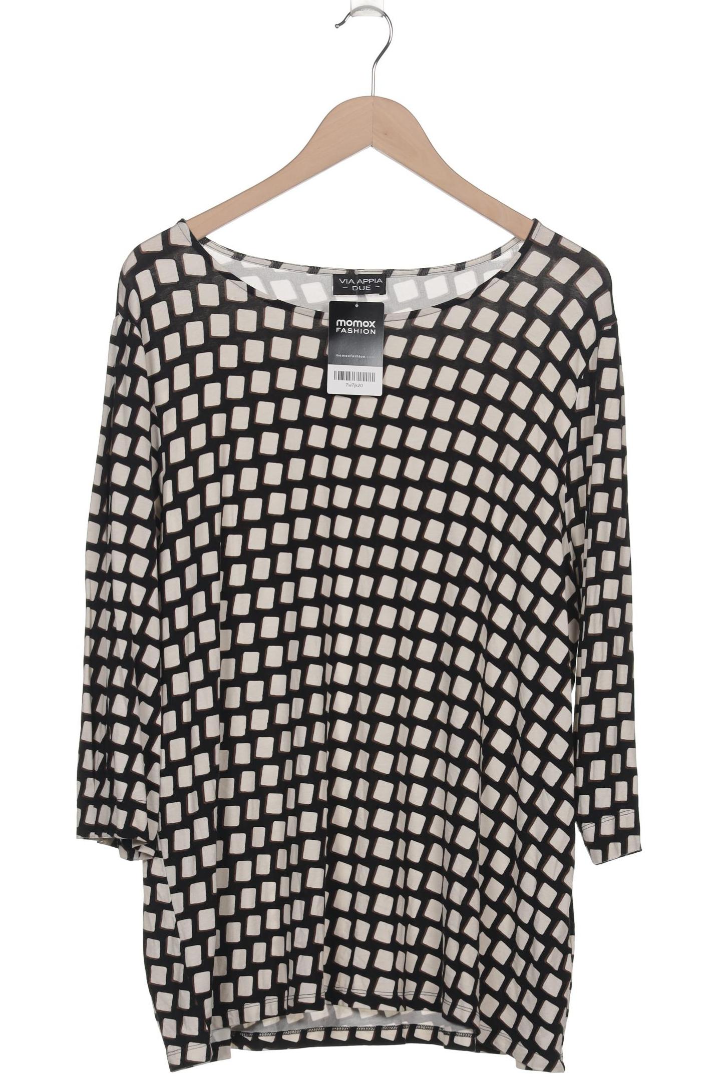 

VIA Appia DUE Damen Langarmshirt, schwarz, Gr. 50