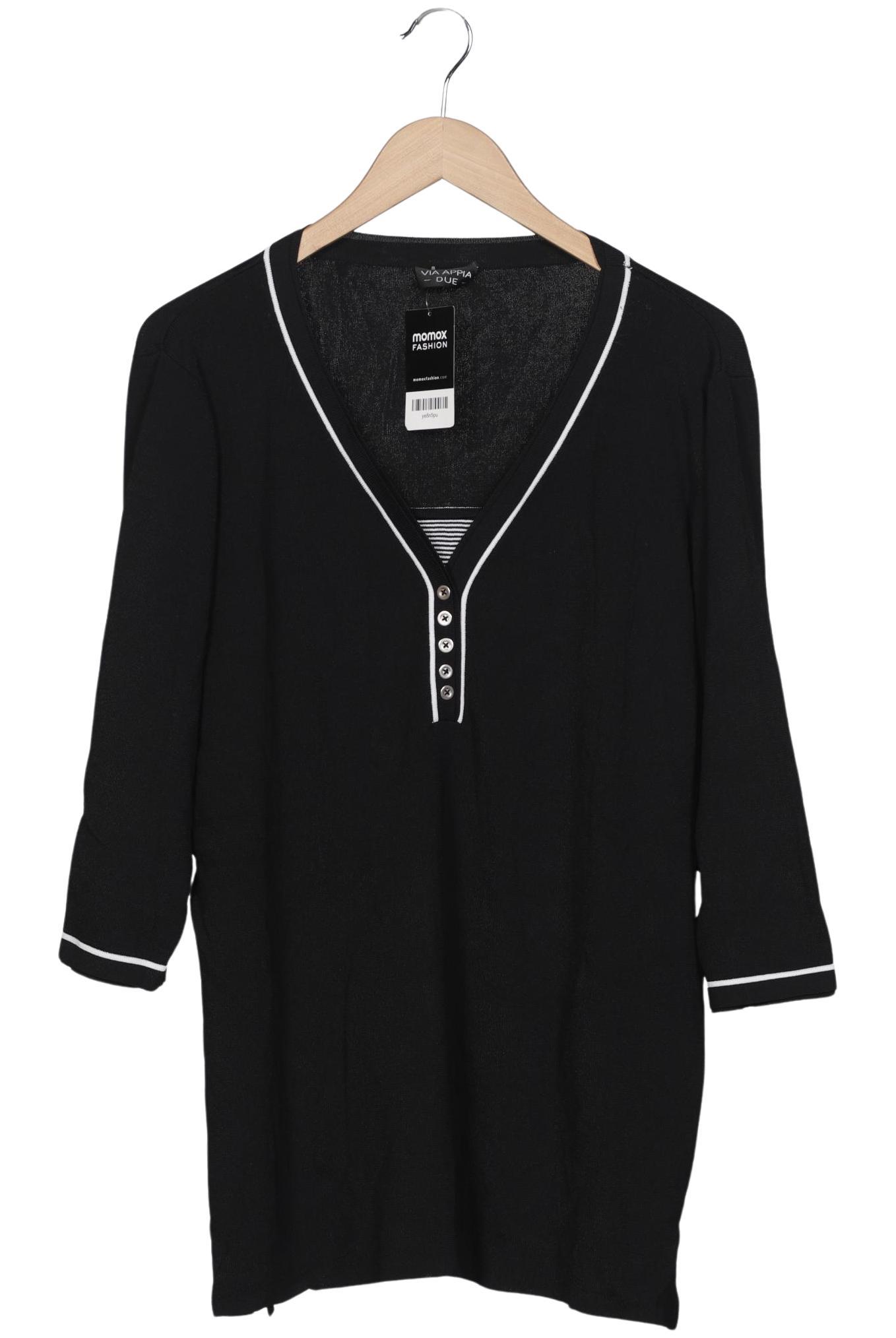 

VIA Appia DUE Damen Pullover, schwarz, Gr. 50