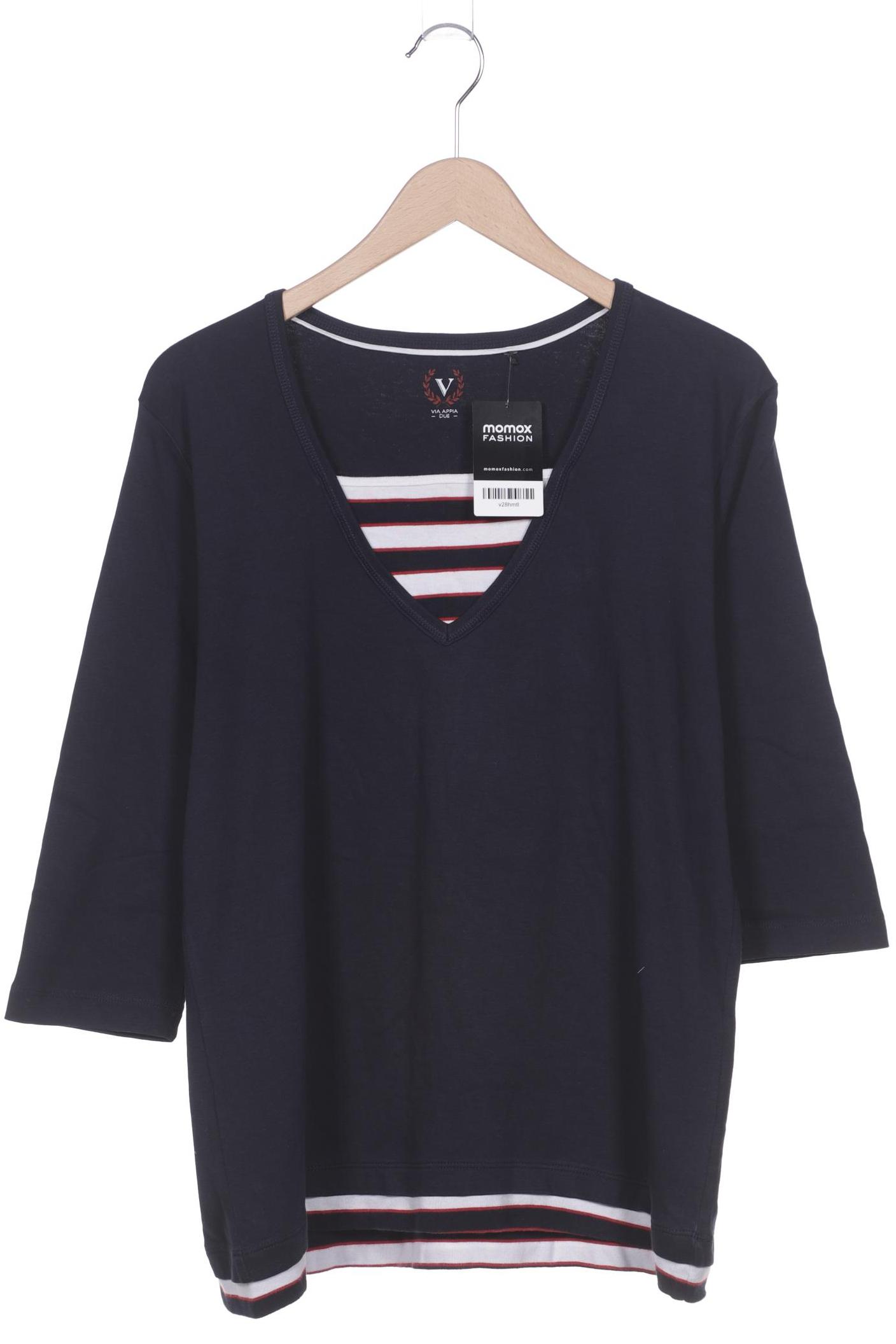 

VIA Appia DUE Damen Langarmshirt, marineblau, Gr. 48