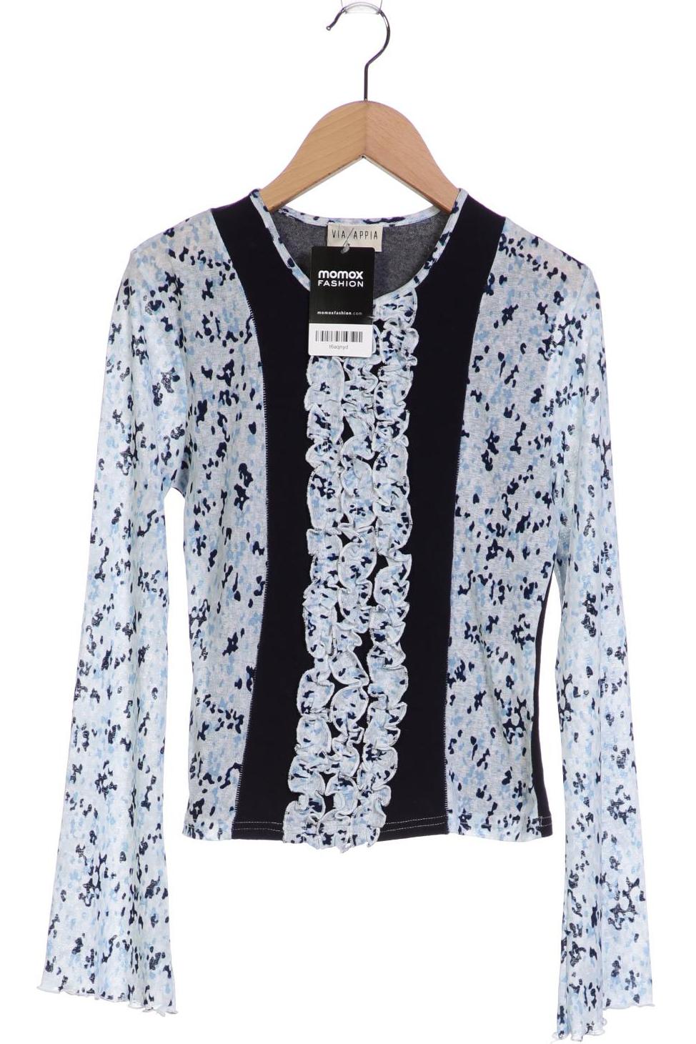 

VIA Appia DUE Damen Langarmshirt, blau, Gr. 38