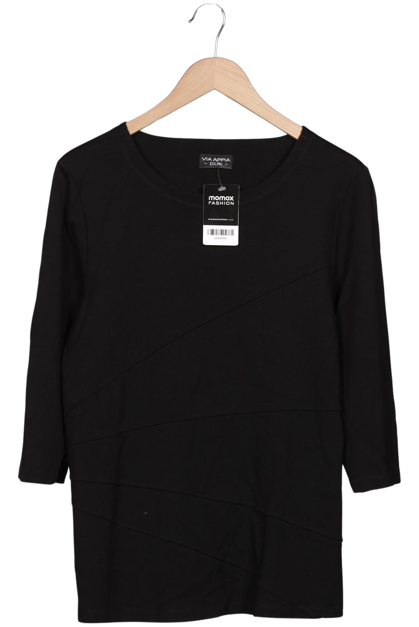 

VIA Appia DUE Damen Langarmshirt, schwarz, Gr. 44