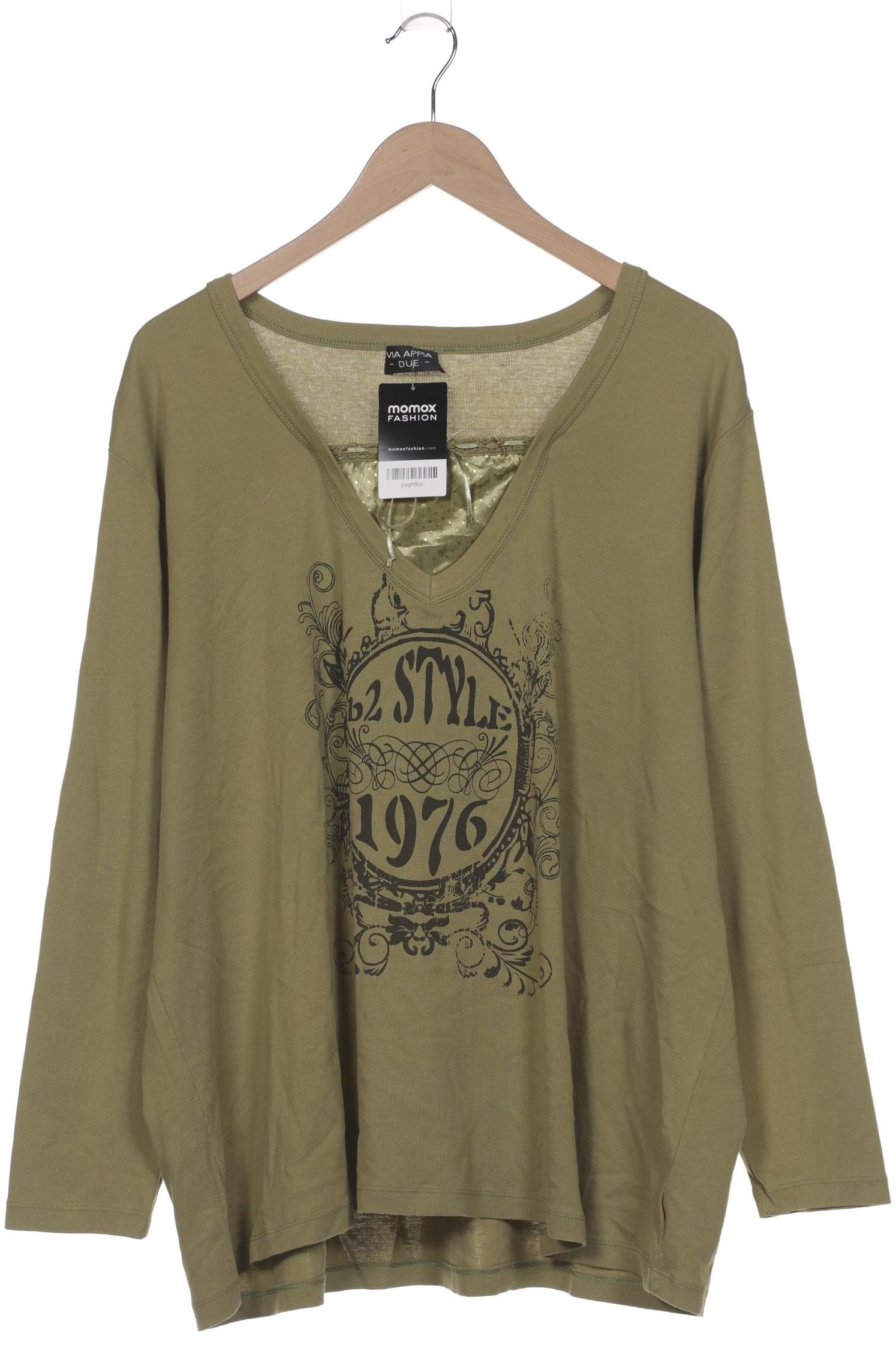 

VIA Appia DUE Damen Langarmshirt, grün, Gr. 52