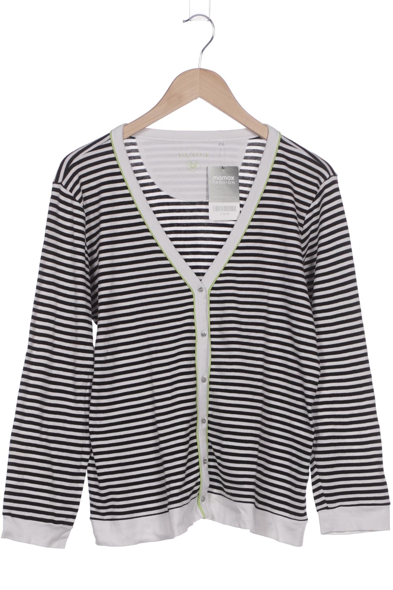 

VIA Appia DUE Damen Strickjacke, weiß, Gr. 44