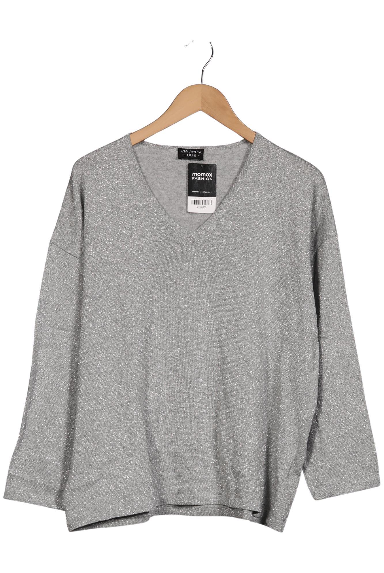 

VIA Appia DUE Damen Langarmshirt, silber, Gr. 46