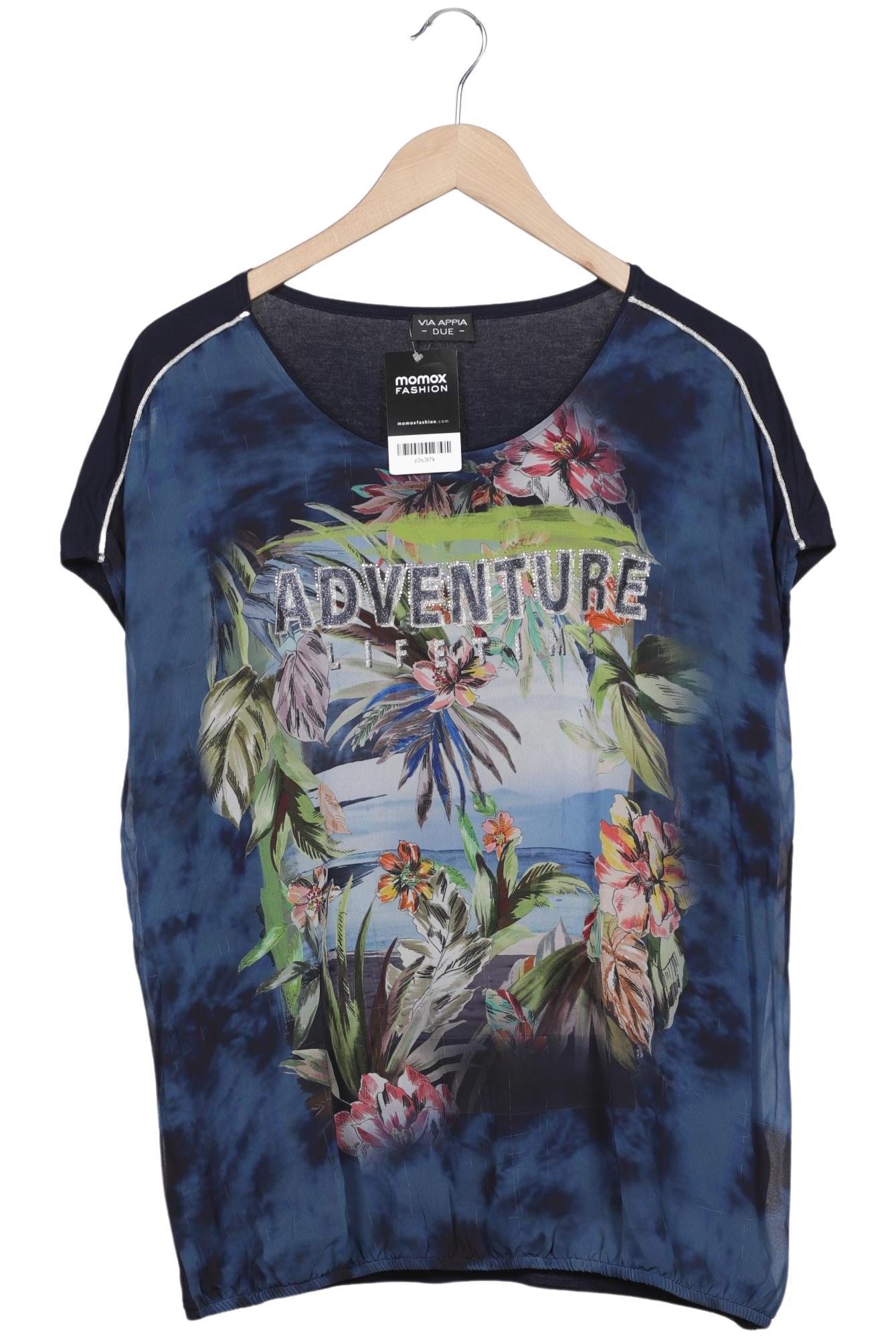 

VIA Appia DUE Damen T-Shirt, marineblau, Gr. 44