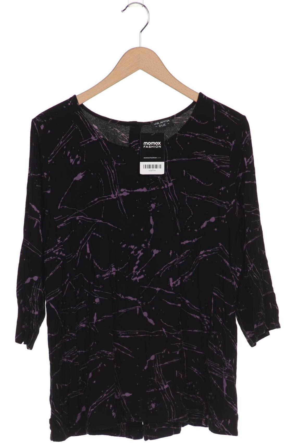 

VIA Appia DUE Damen Langarmshirt, schwarz, Gr. 46