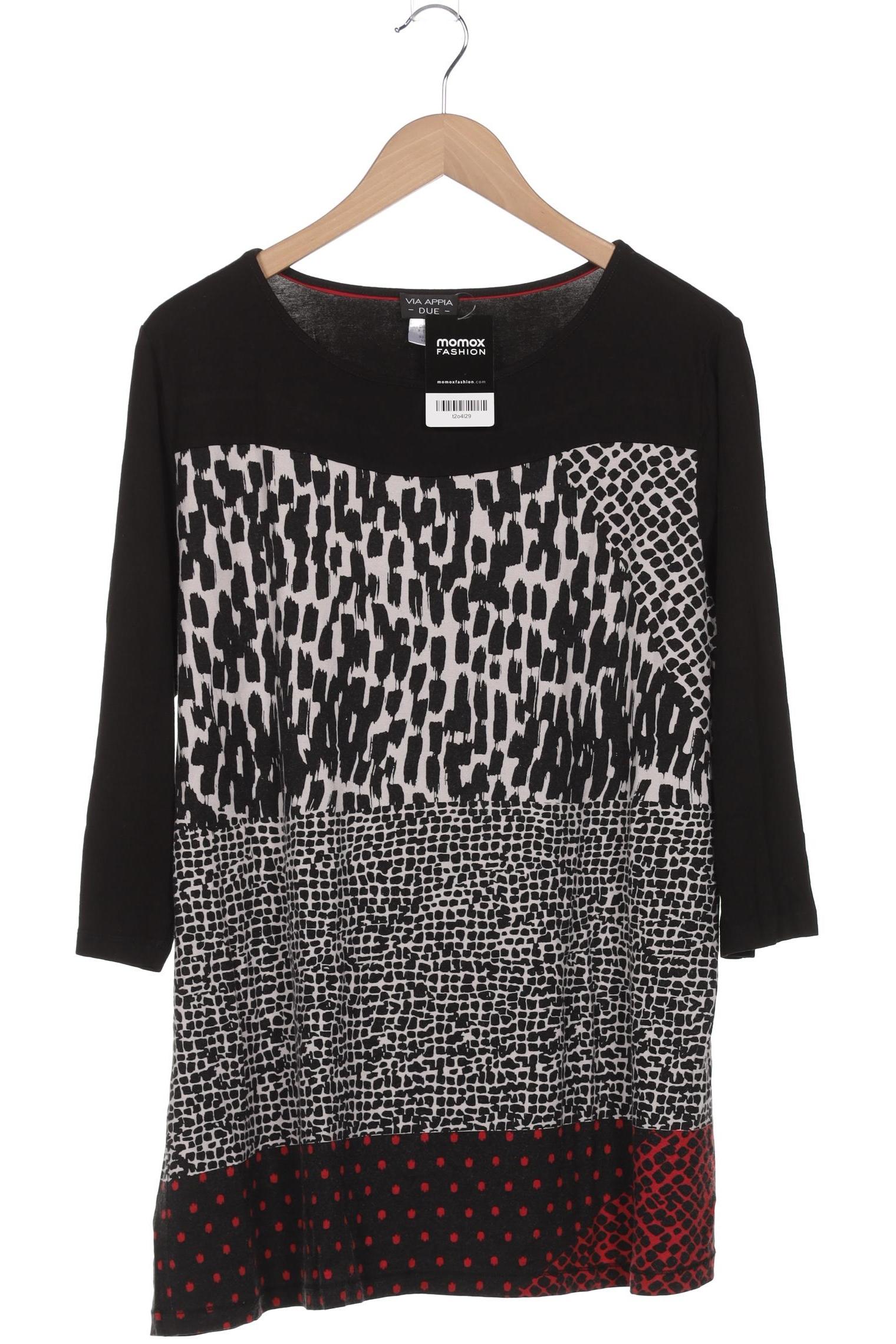 

VIA Appia DUE Damen Langarmshirt, schwarz, Gr. 48