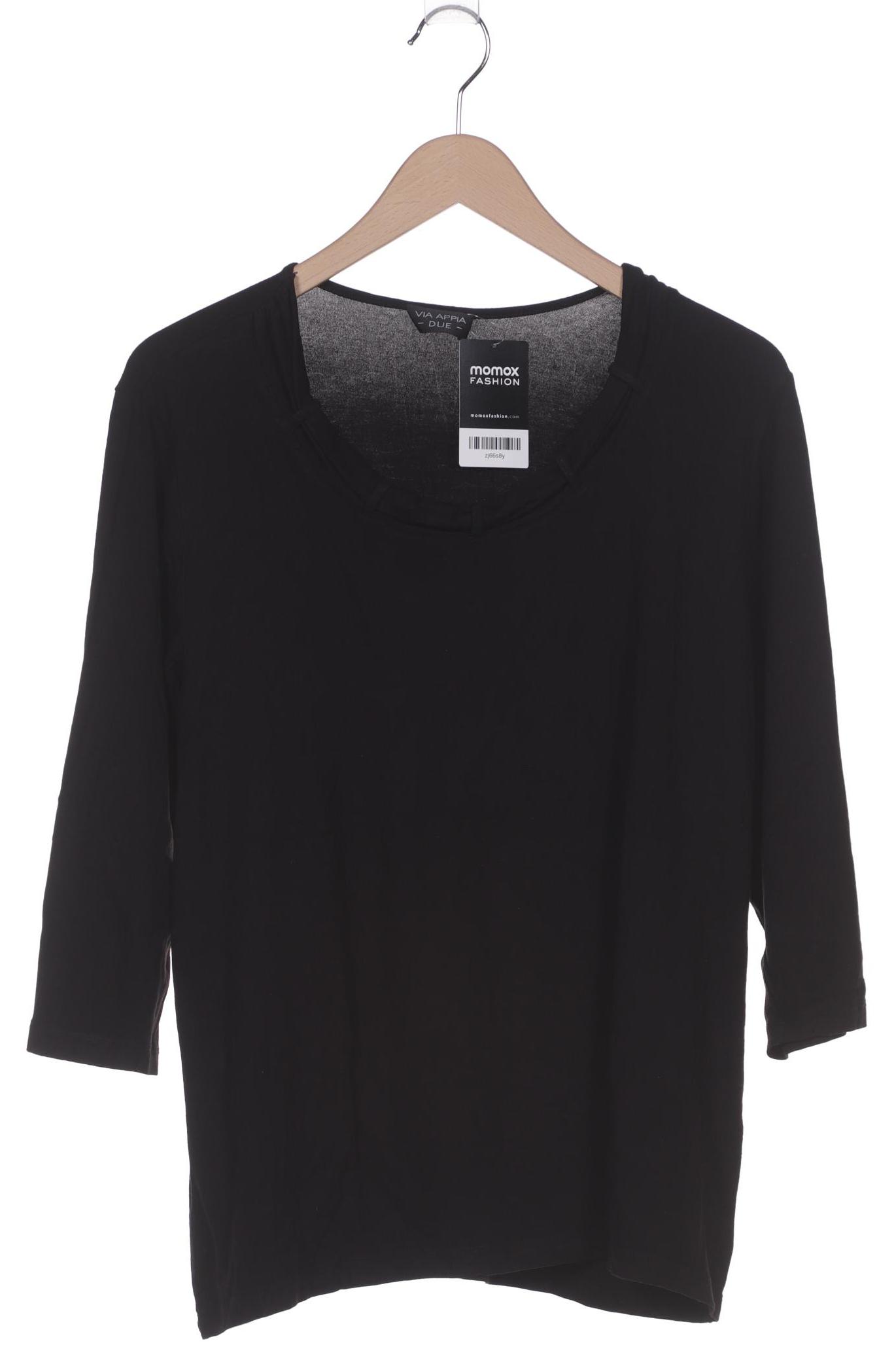 

VIA Appia DUE Damen Langarmshirt, schwarz, Gr. 46