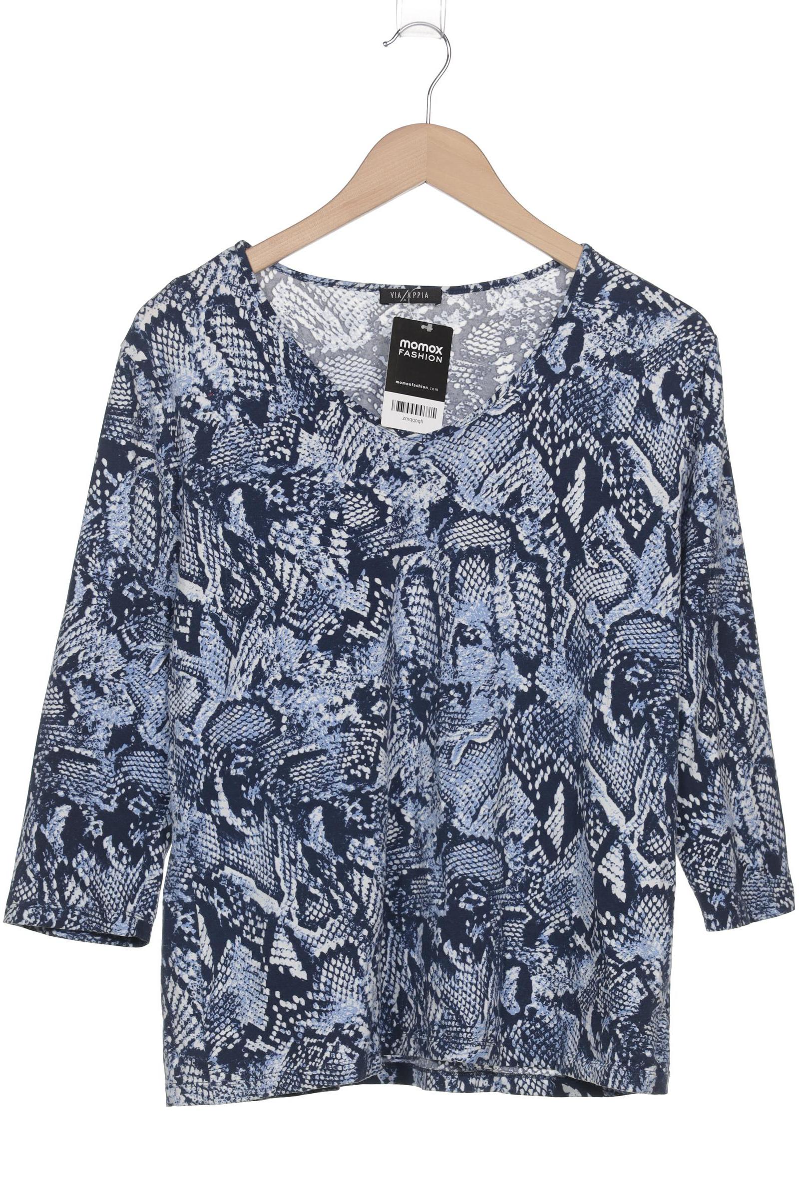 

VIA Appia DUE Damen Langarmshirt, blau, Gr. 44