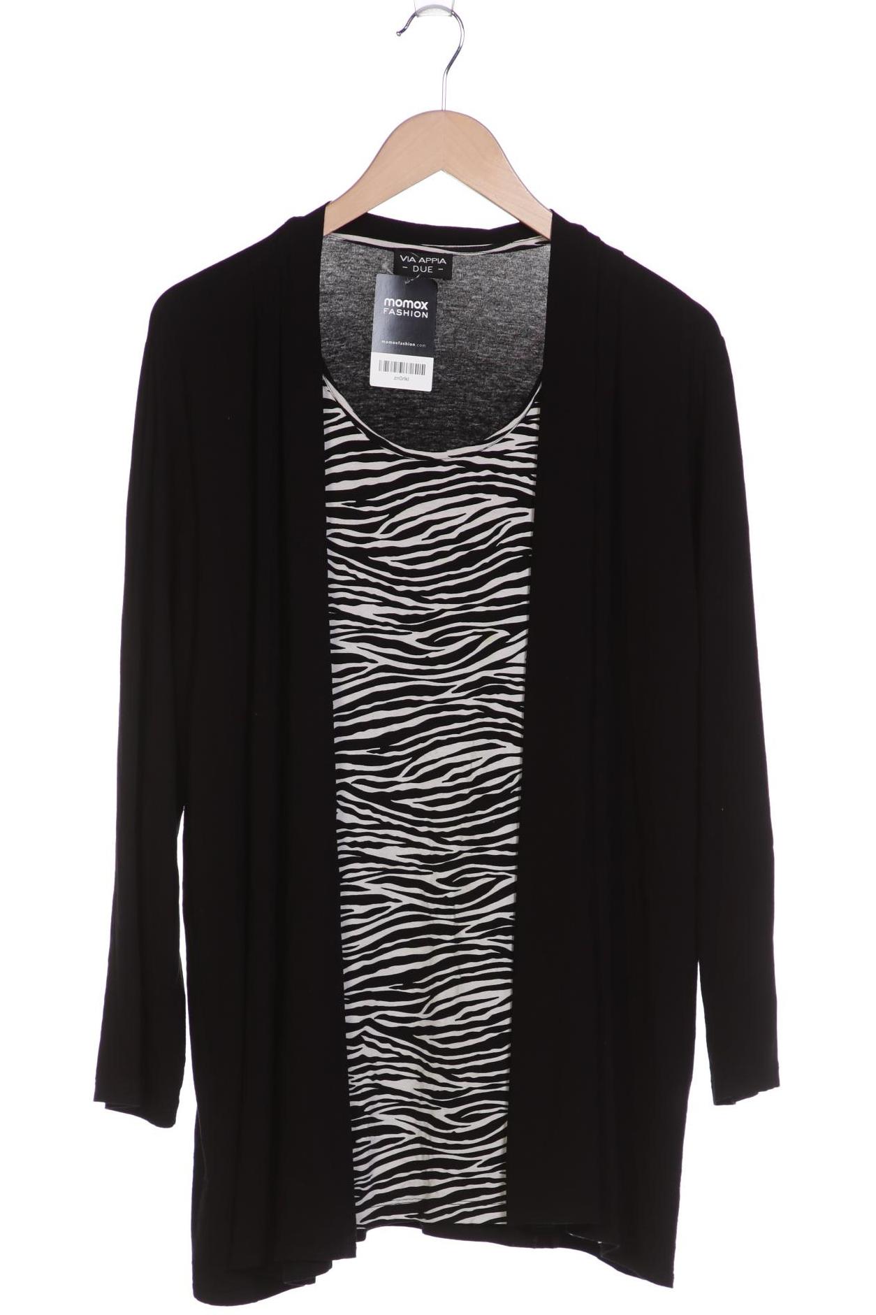 

VIA Appia DUE Damen Langarmshirt, schwarz, Gr. 48