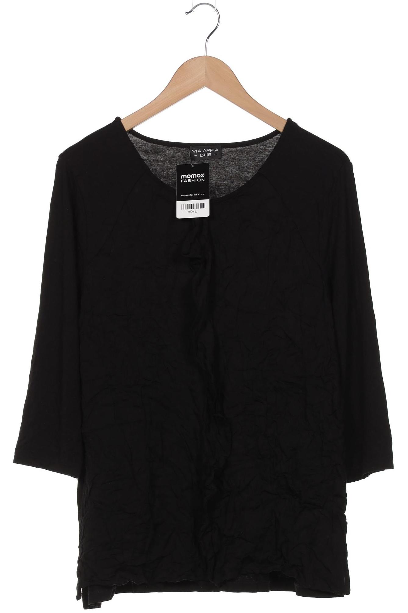 

VIA Appia DUE Damen Langarmshirt, schwarz, Gr. 46