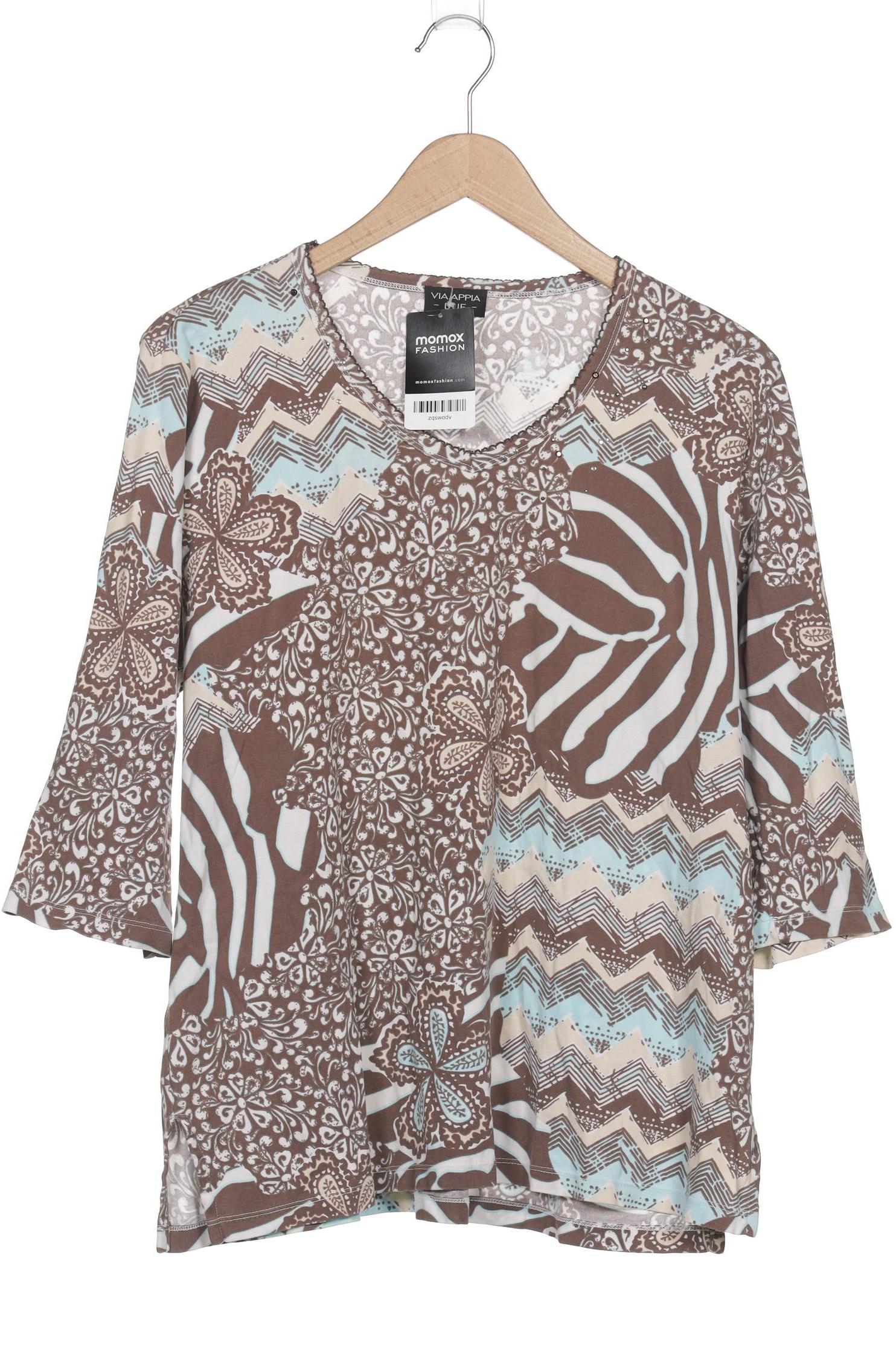 

VIA Appia DUE Damen Langarmshirt, braun, Gr. 46
