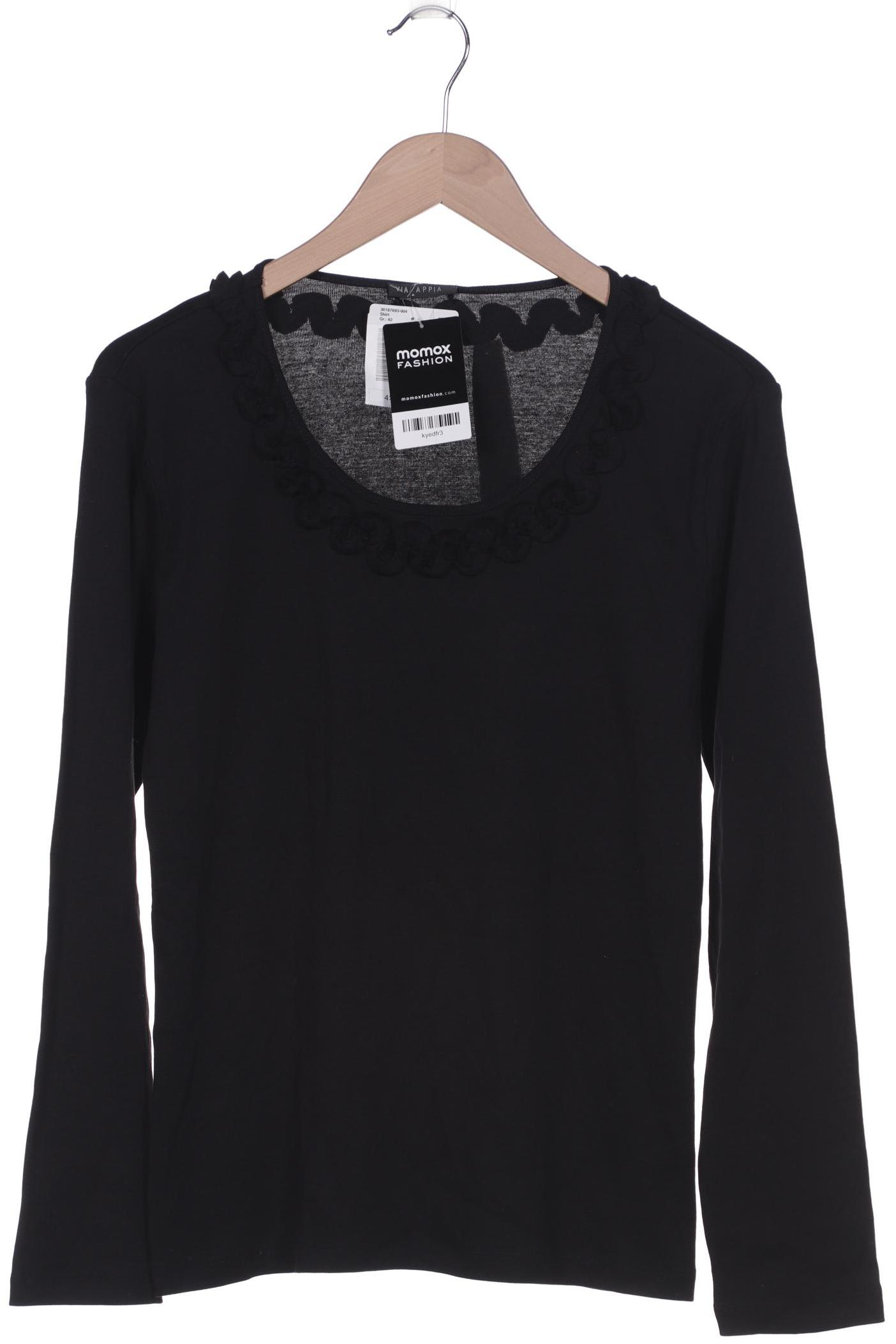 

VIA Appia DUE Damen Langarmshirt, schwarz, Gr. 42