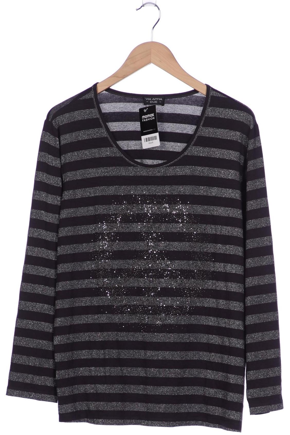 

VIA Appia DUE Damen Langarmshirt, grau, Gr. 48