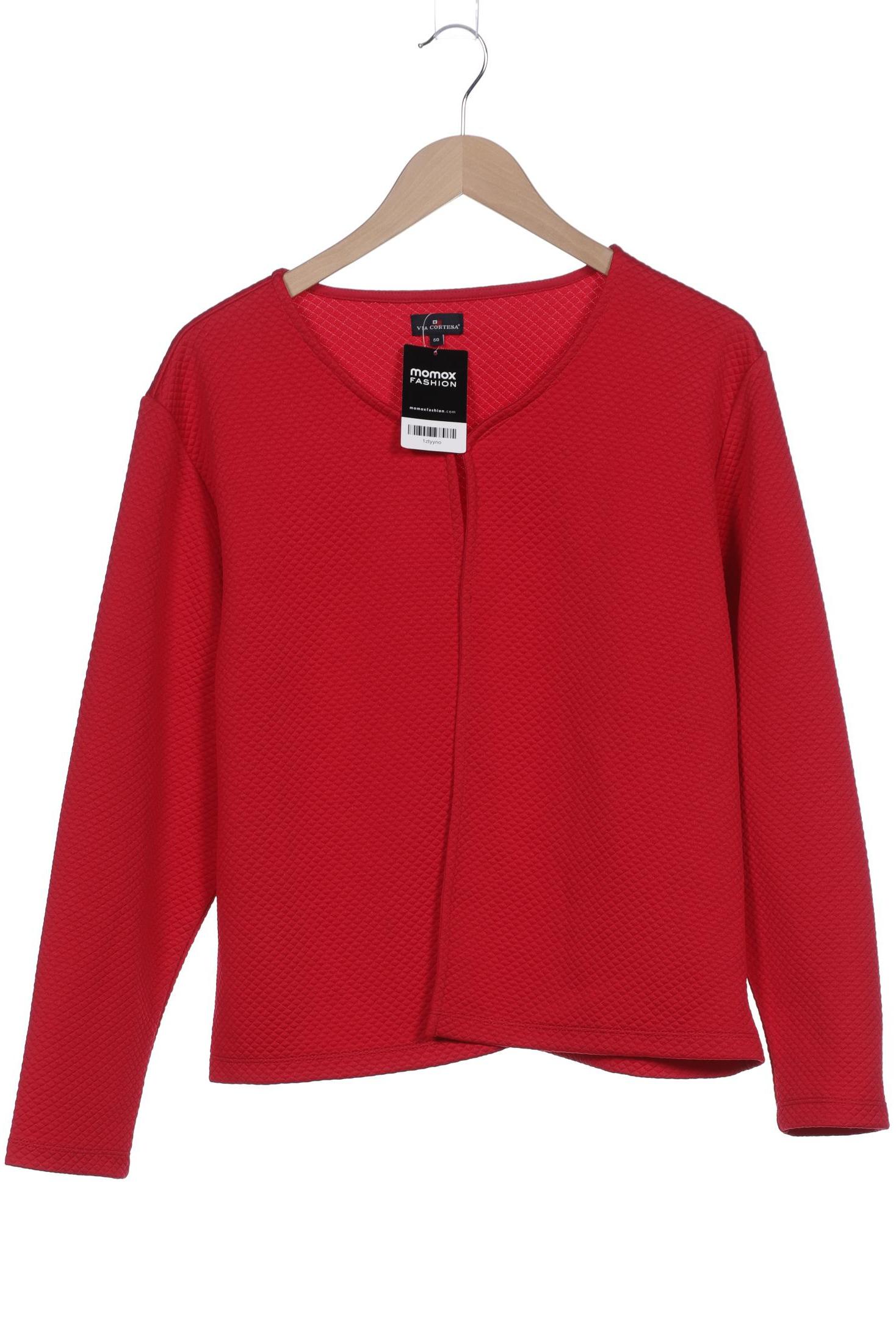 

Via Cortesa Damen Strickjacke, rot, Gr. 50