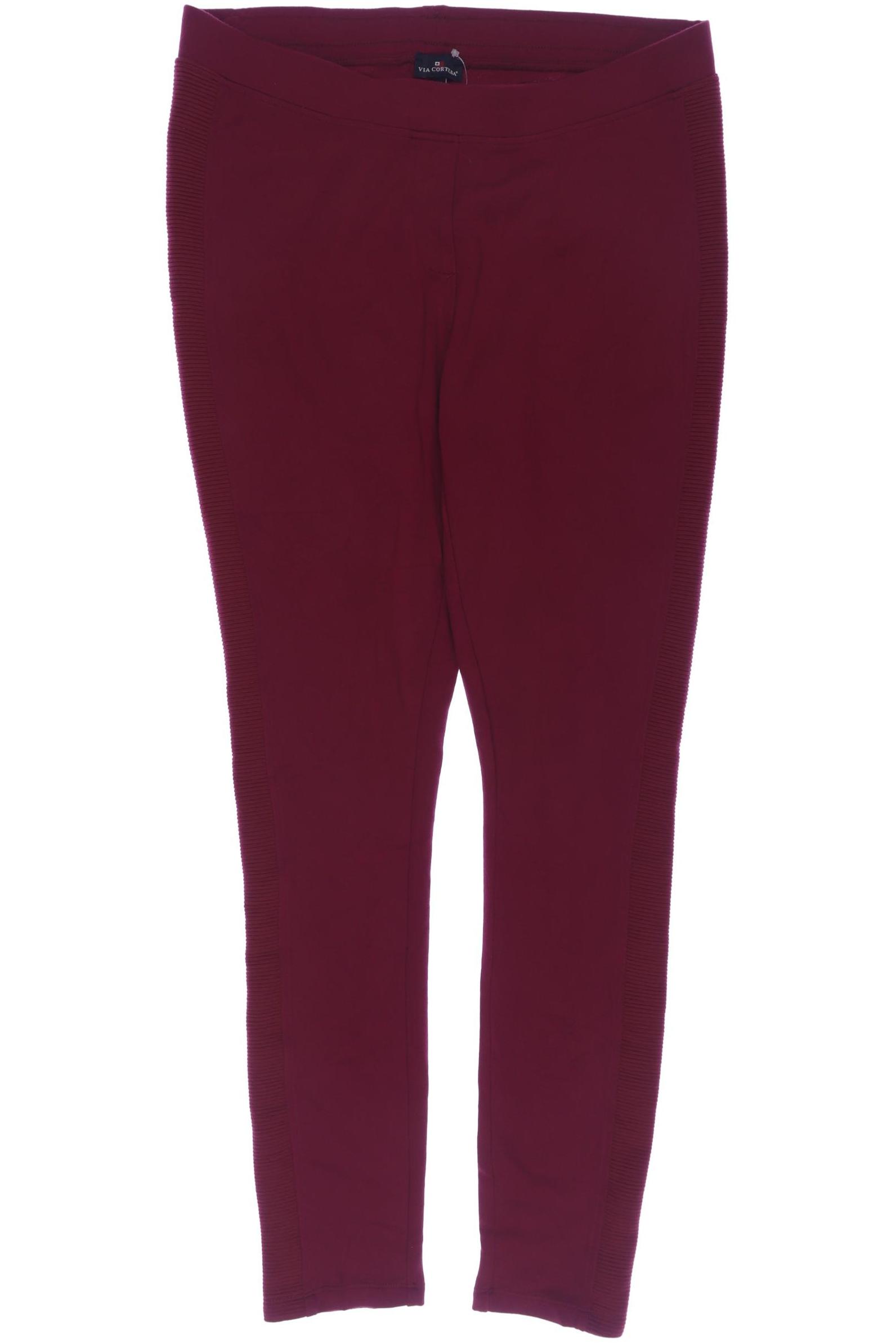 

Via Cortesa Damen Stoffhose, bordeaux, Gr. 44