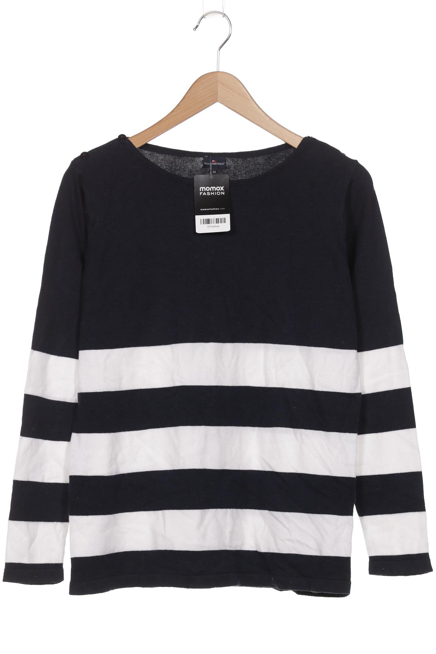 

Via Cortesa Damen Pullover, marineblau, Gr. 44