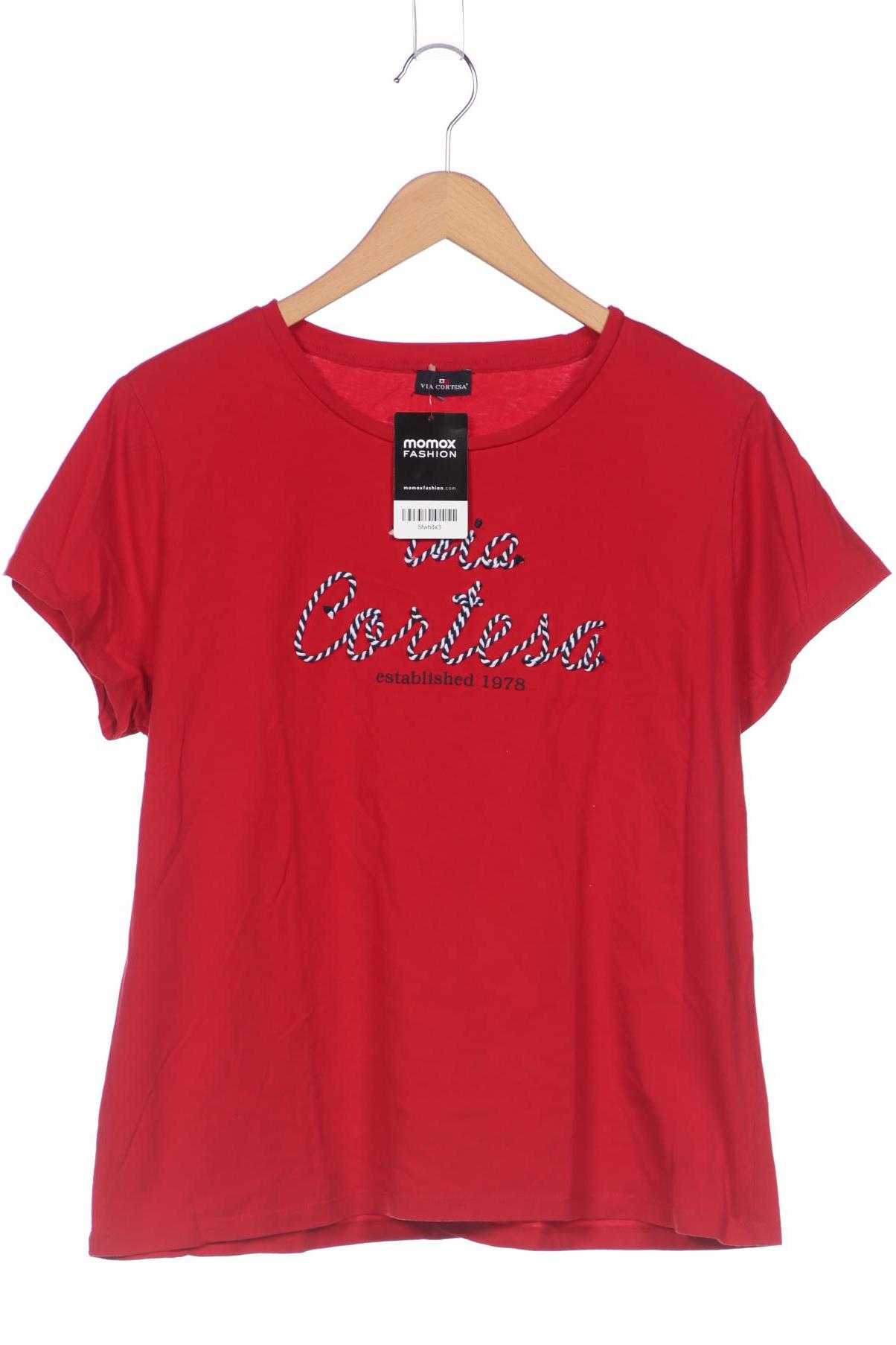 

Via Cortesa Damen T-Shirt, rot, Gr. 38