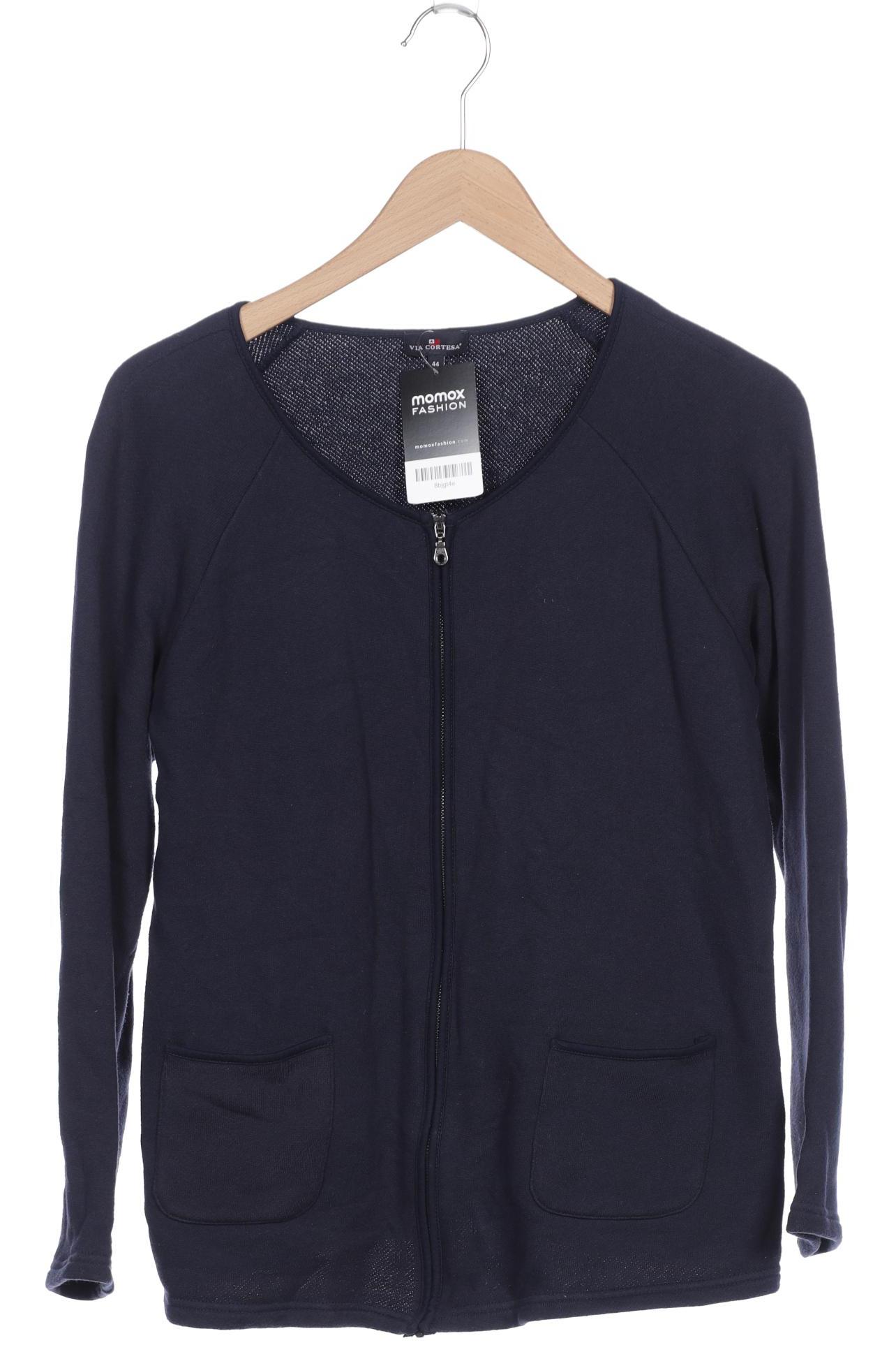 

Via Cortesa Damen Strickjacke, marineblau, Gr. 44