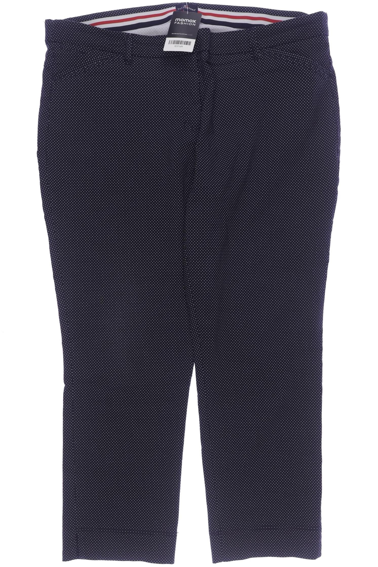 

Via Cortesa Damen Stoffhose, marineblau, Gr. 48