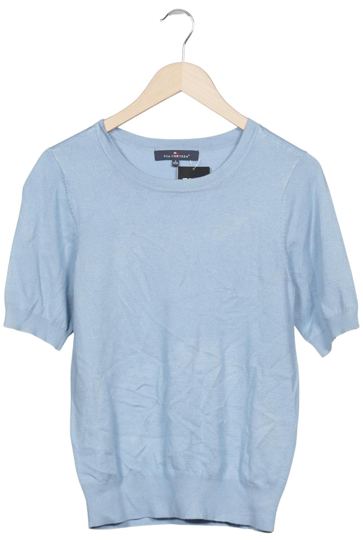 

Via Cortesa Damen Pullover, hellblau, Gr. 36