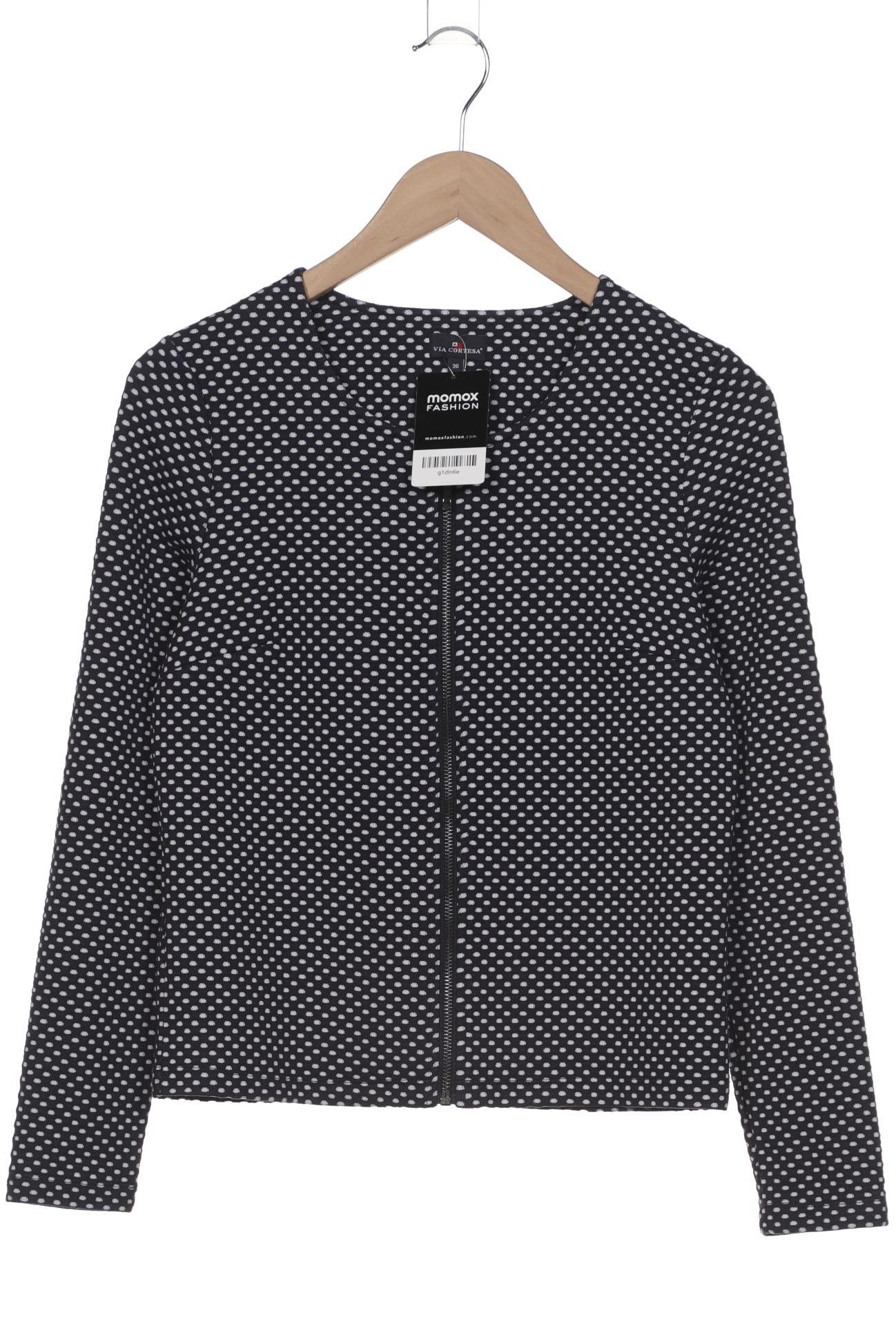 

Via Cortesa Damen Strickjacke, marineblau, Gr. 36