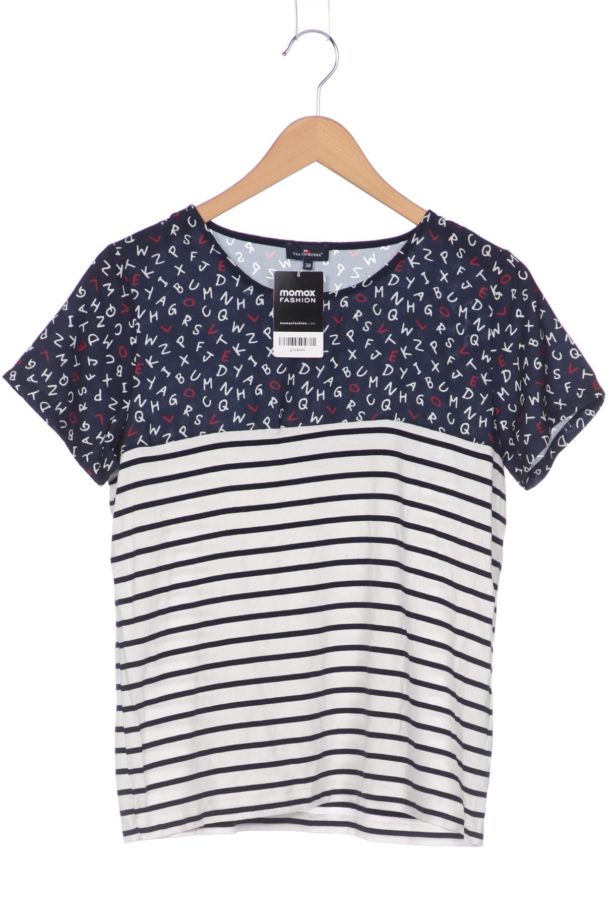 

Via Cortesa Damen T-Shirt, marineblau, Gr. 38