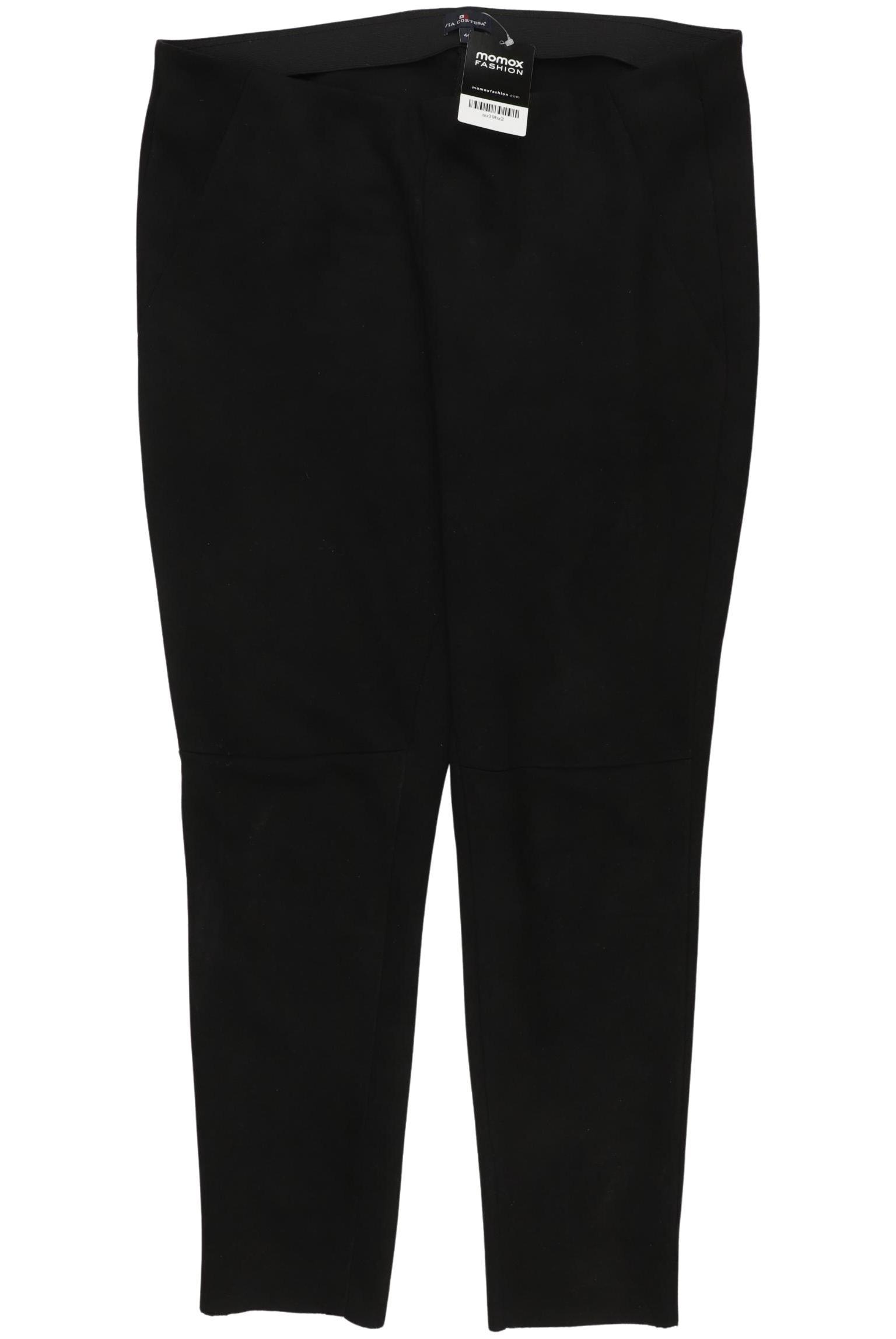 

Via Cortesa Damen Stoffhose, schwarz, Gr. 44