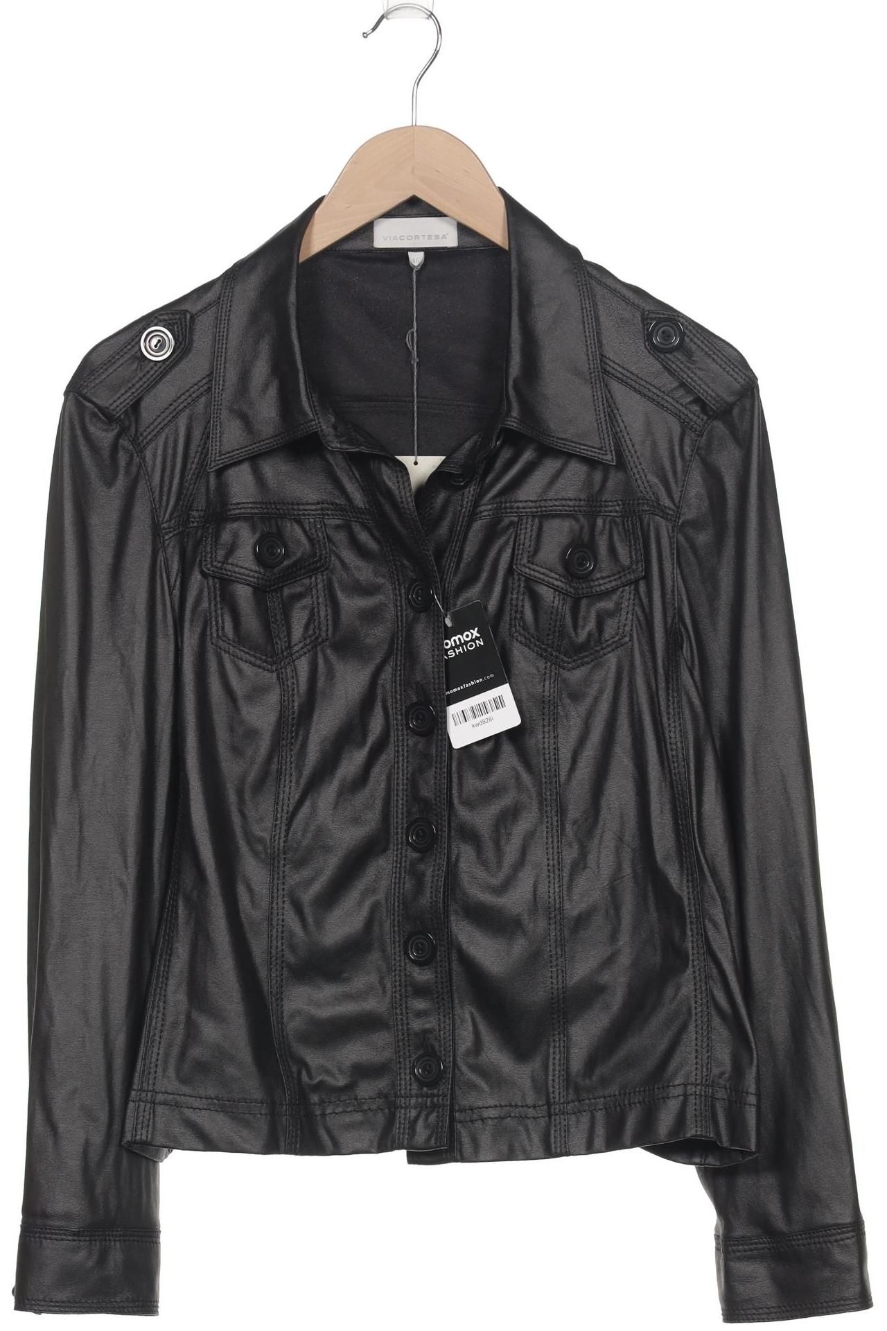 

Via Cortesa Damen Jacke, schwarz, Gr. 46