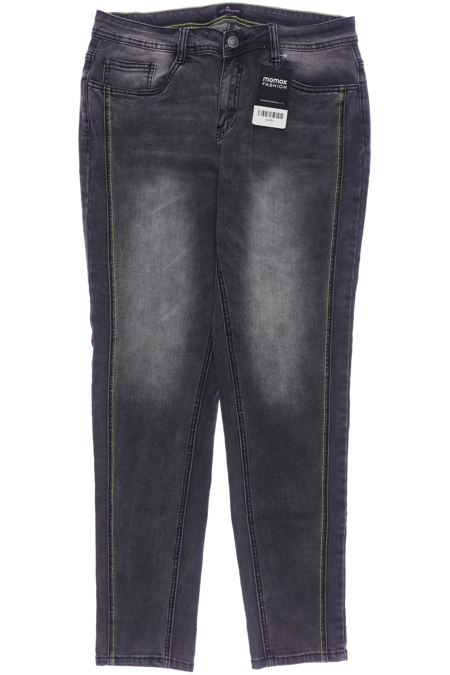 

Via Cortesa Damen Jeans, grau, Gr. 40