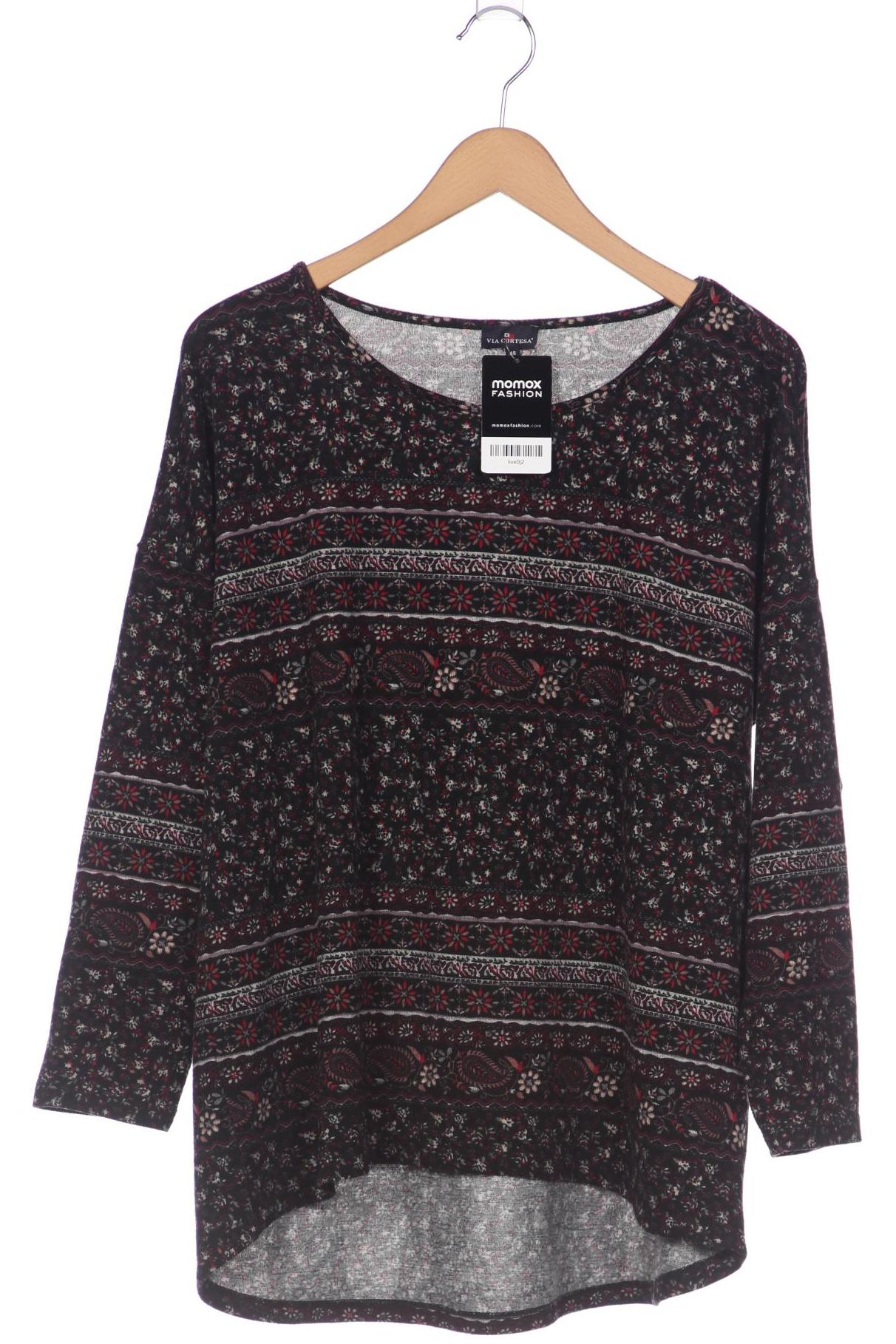 

Via Cortesa Damen Pullover, schwarz, Gr. 48