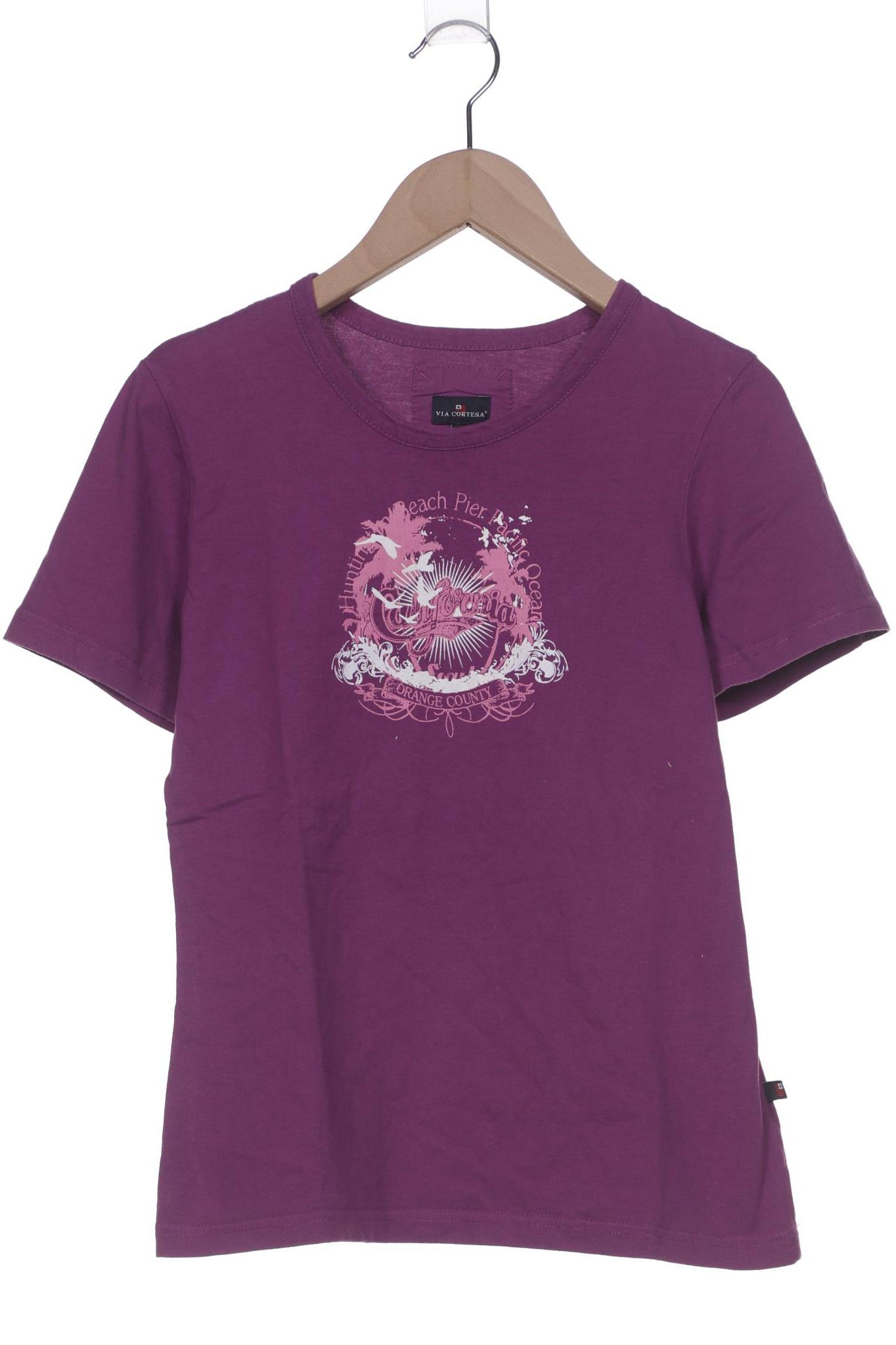 

Via Cortesa Damen T-Shirt, flieder, Gr. 38