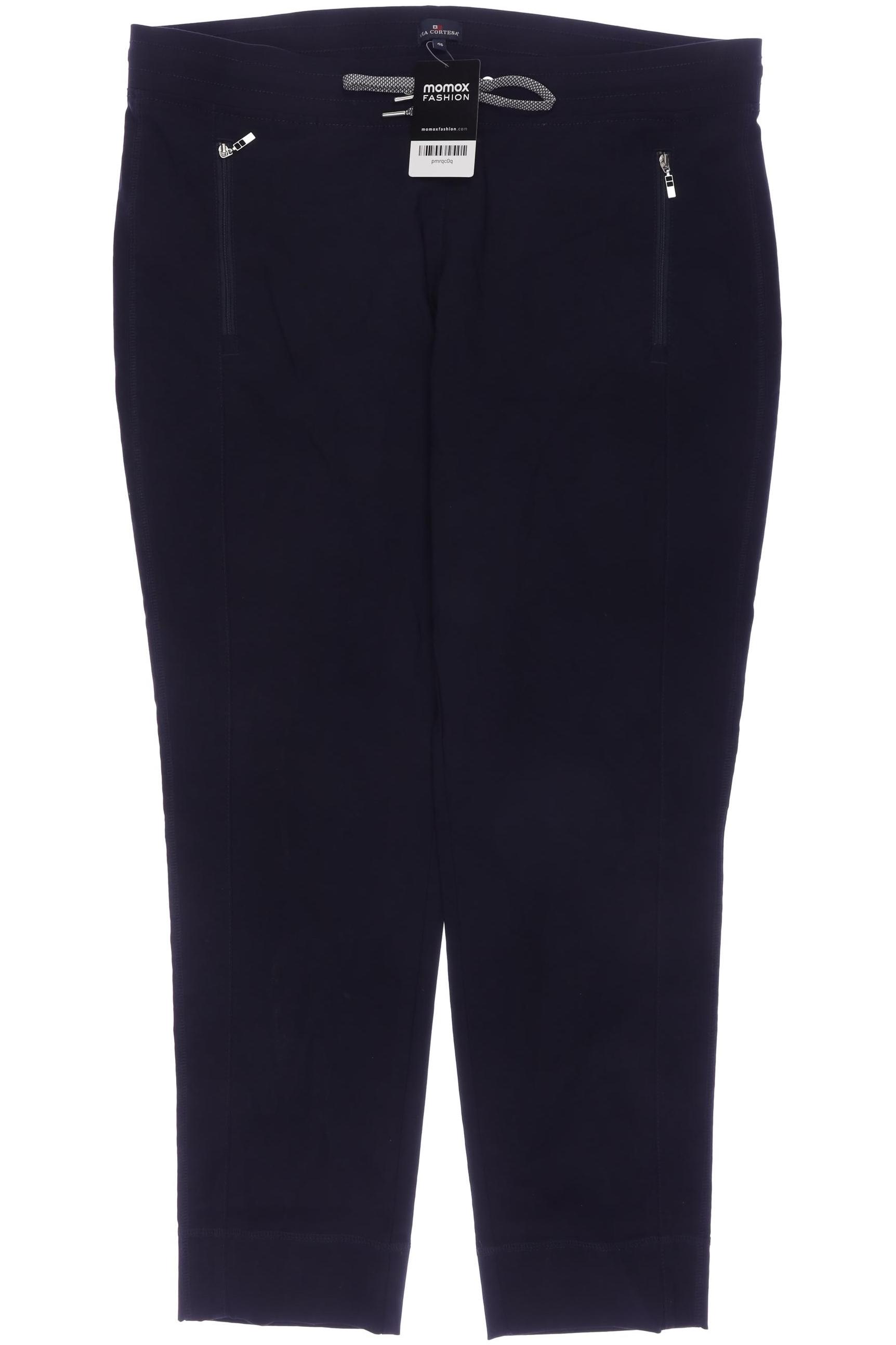 

Via Cortesa Damen Stoffhose, marineblau, Gr. 46