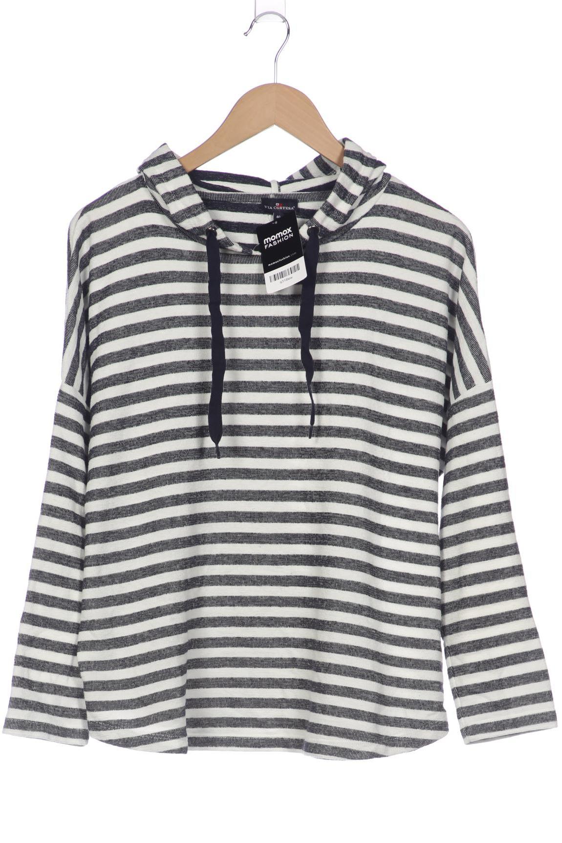 

Via Cortesa Damen Kapuzenpullover, weiß, Gr. 40