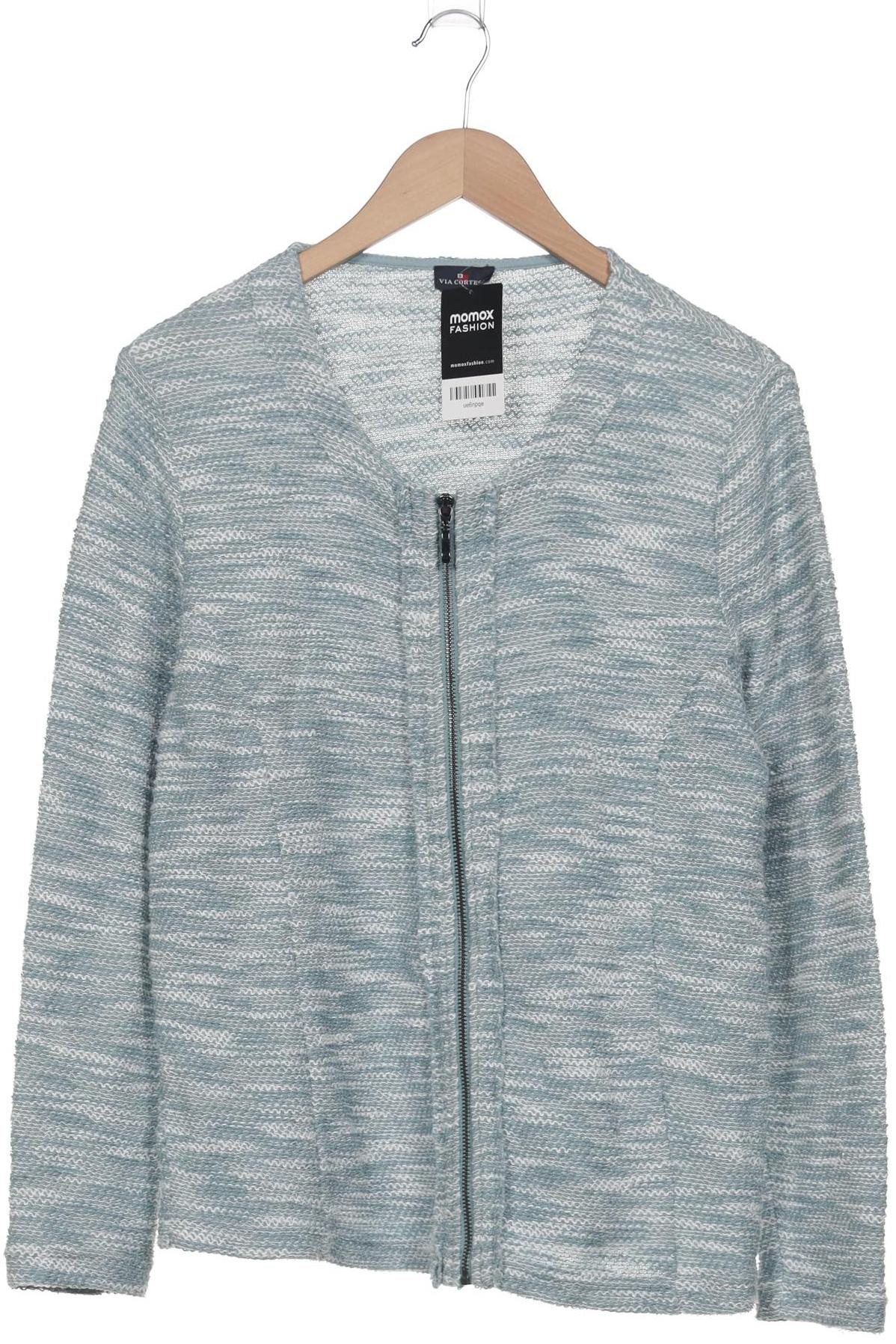 

Via Cortesa Damen Strickjacke, hellblau, Gr. 44