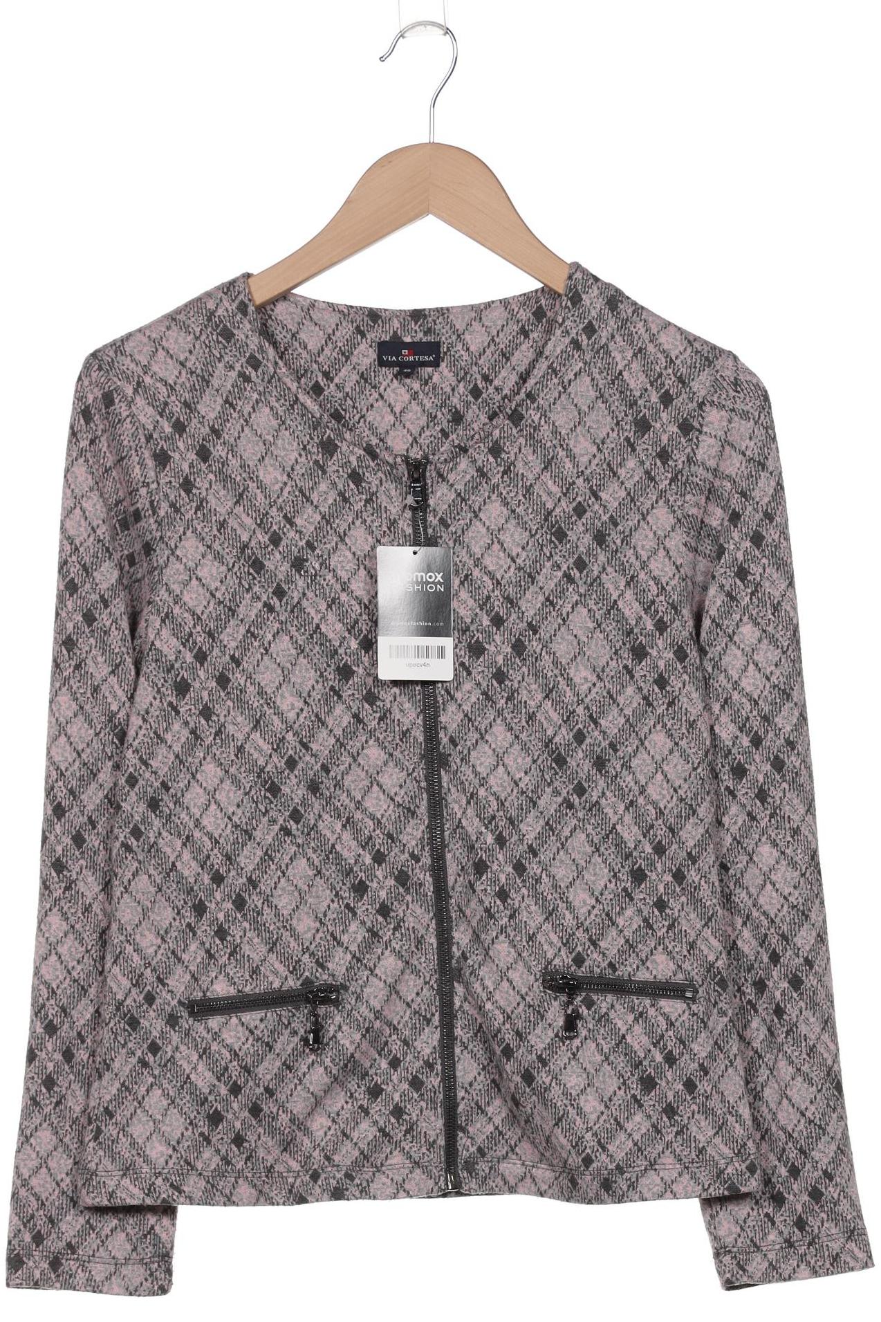 

Via Cortesa Damen Strickjacke, pink, Gr. 40