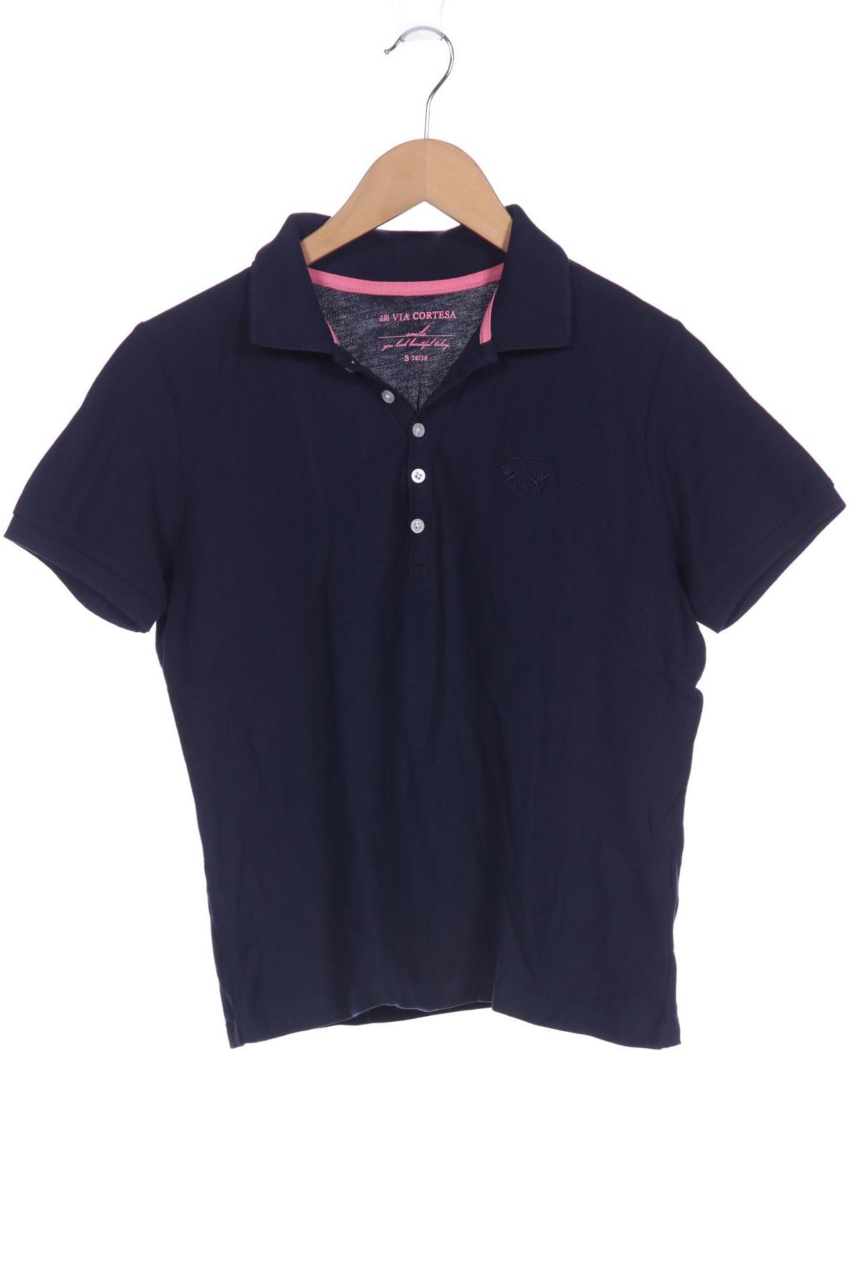 

Via Cortesa Damen Poloshirt, marineblau, Gr. 36