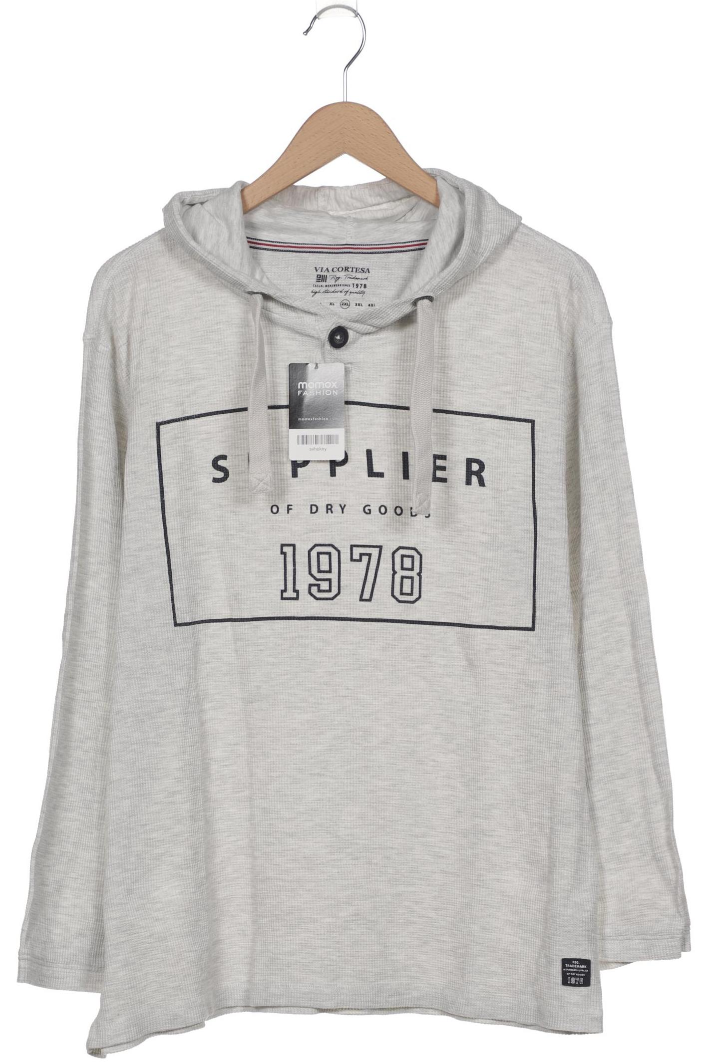 

Via Cortesa Herren Langarmshirt, grau, Gr. 56
