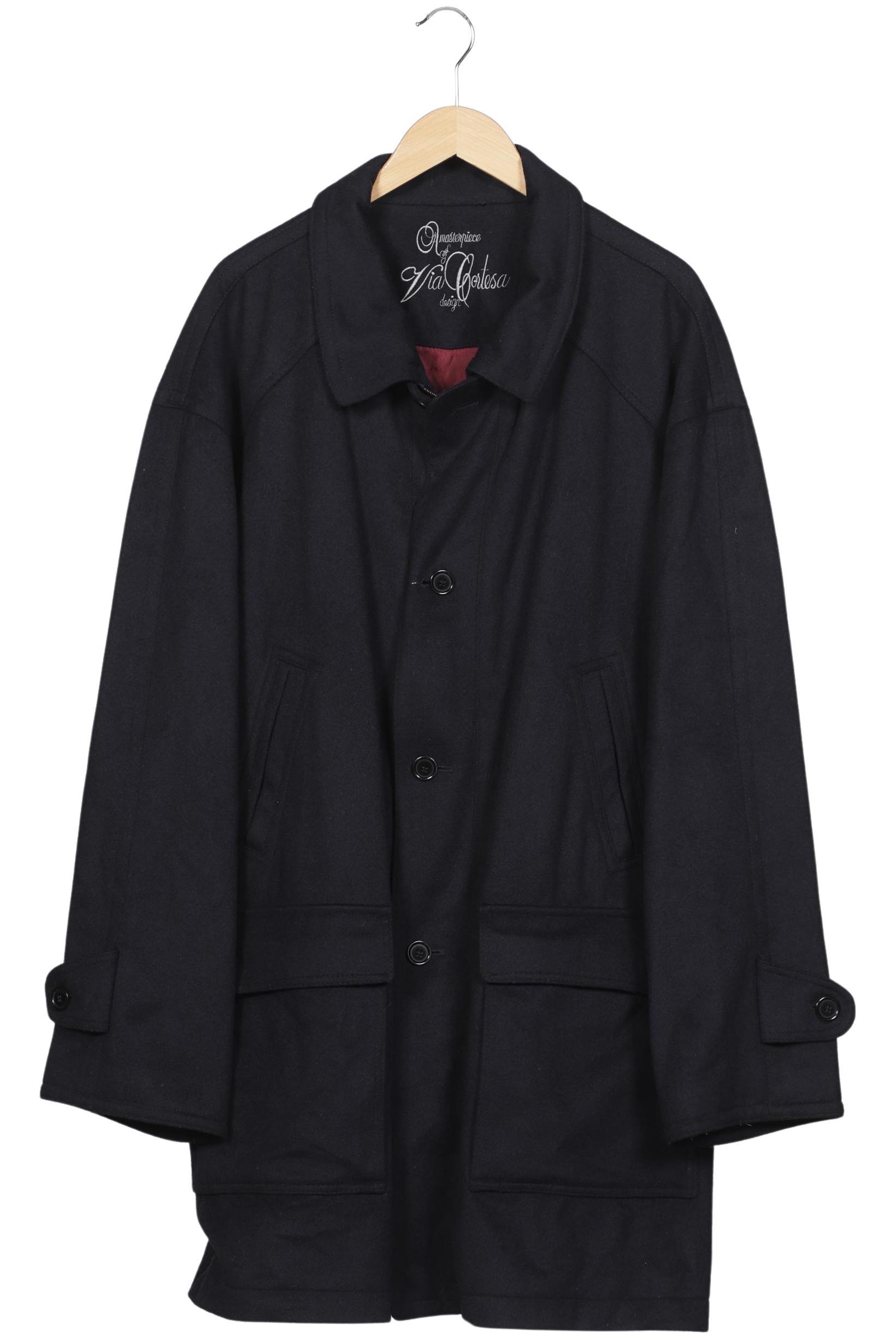 

Via Cortesa Herren Mantel, marineblau, Gr. 58