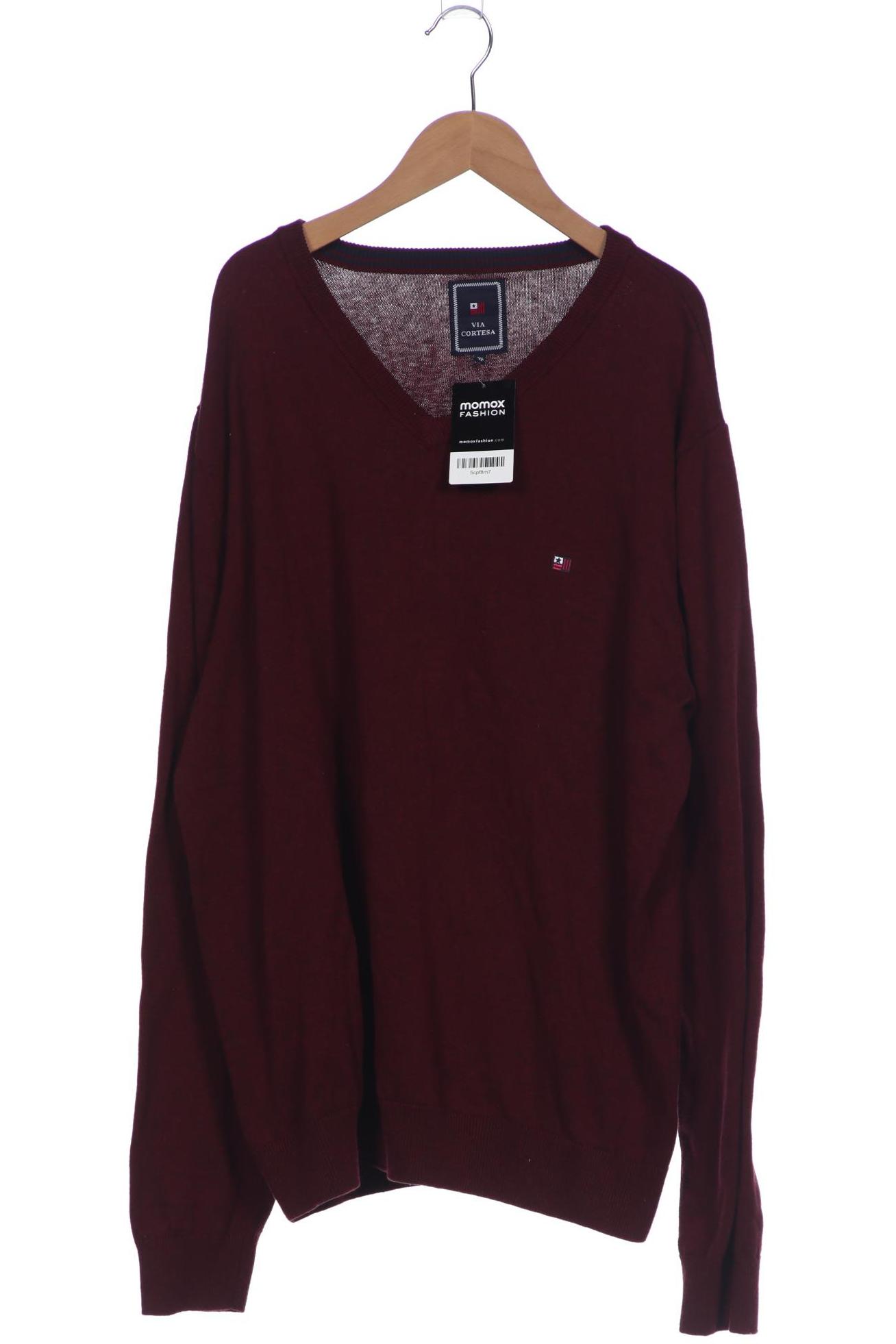 

Via Cortesa Herren Pullover, bordeaux, Gr. 56