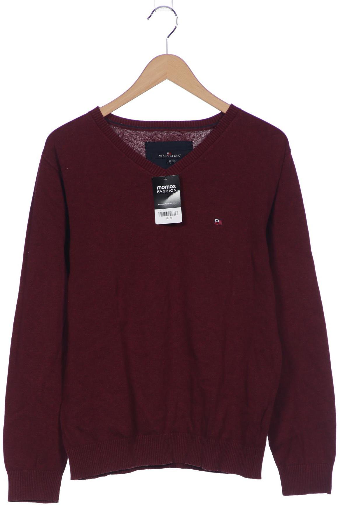 

Via Cortesa Herren Pullover, bordeaux, Gr. 50