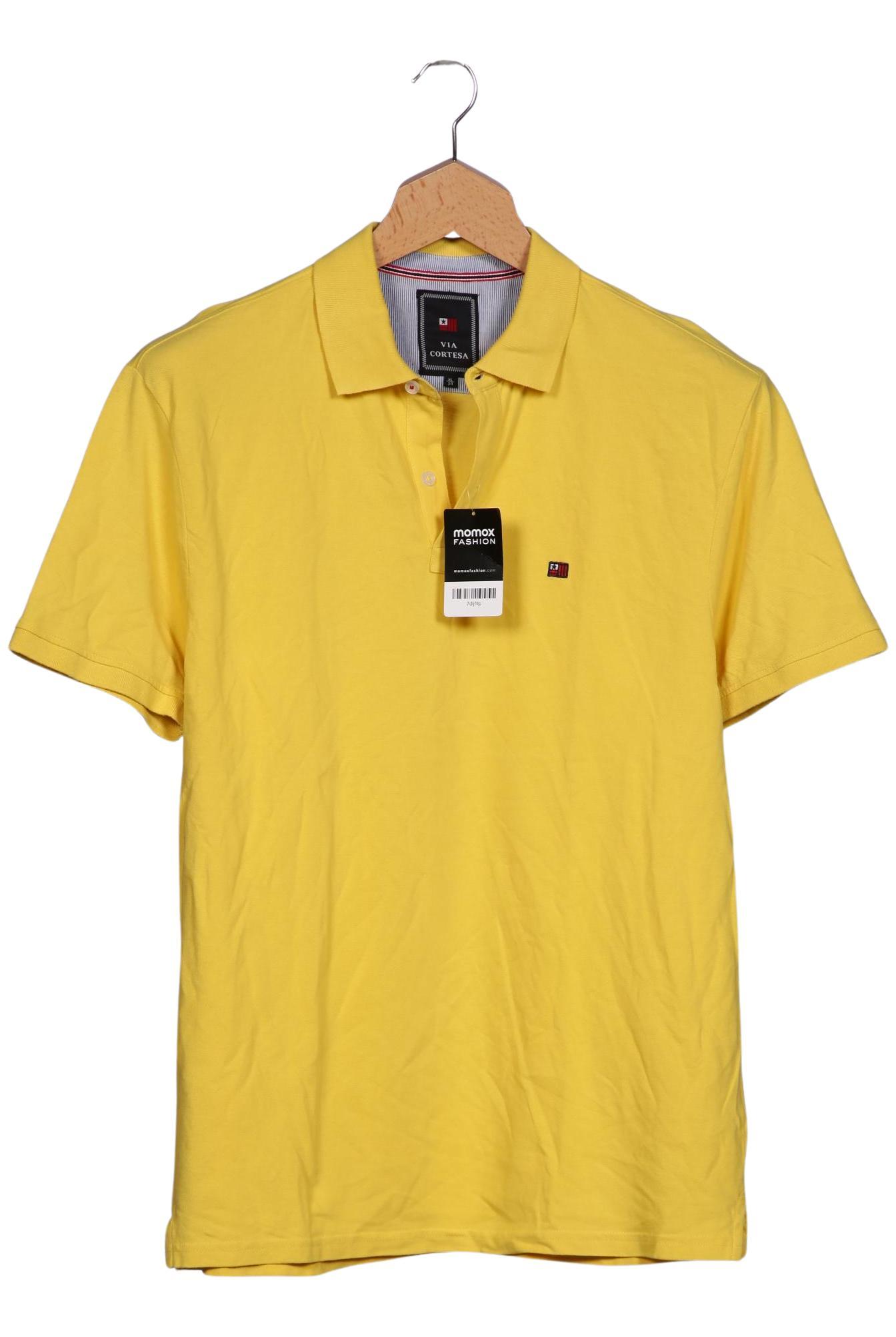 Thumbnail - Via Cortesa Herren Poloshirt, gelb, Gr. 54