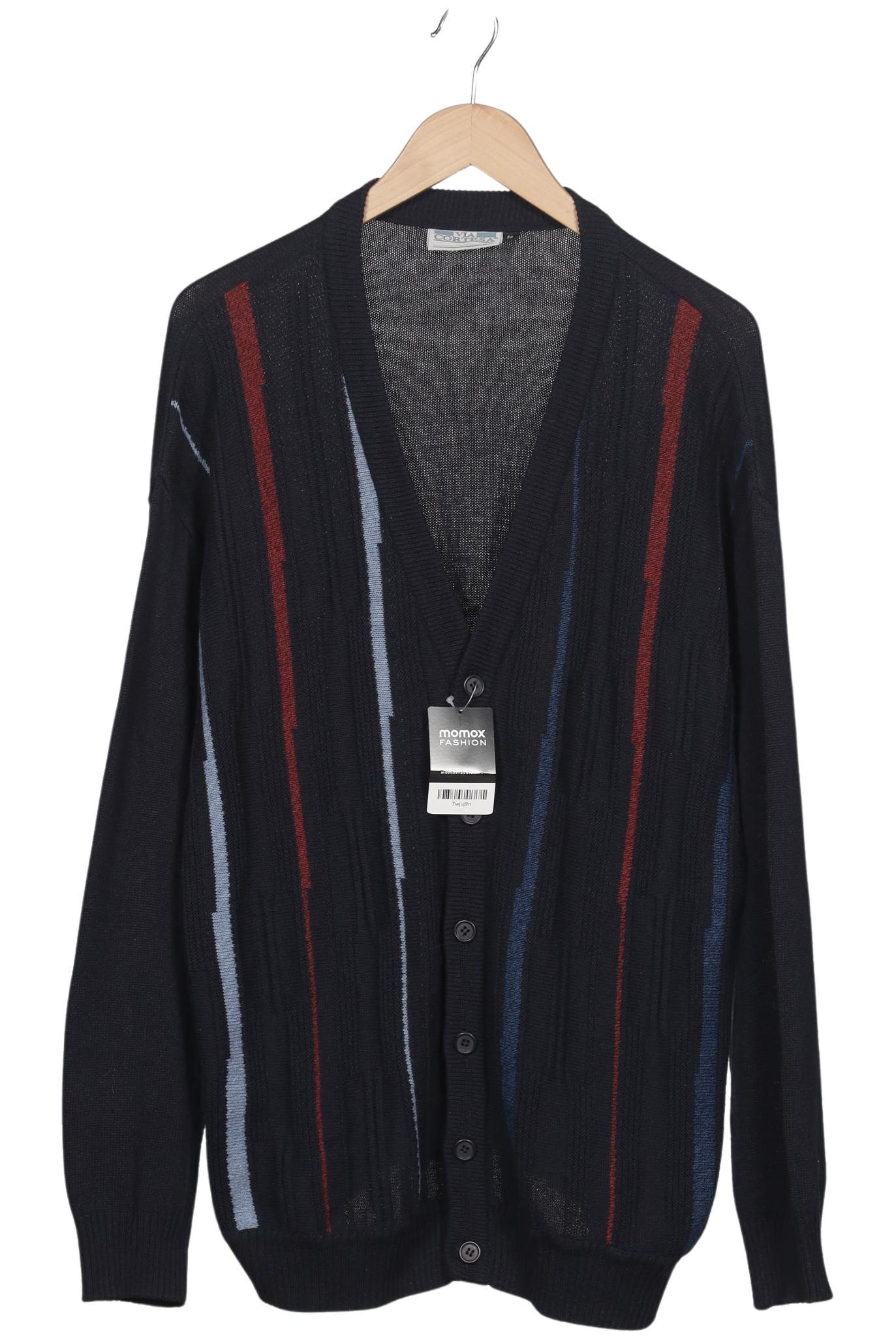 

Via Cortesa Herren Strickjacke, marineblau, Gr. 58