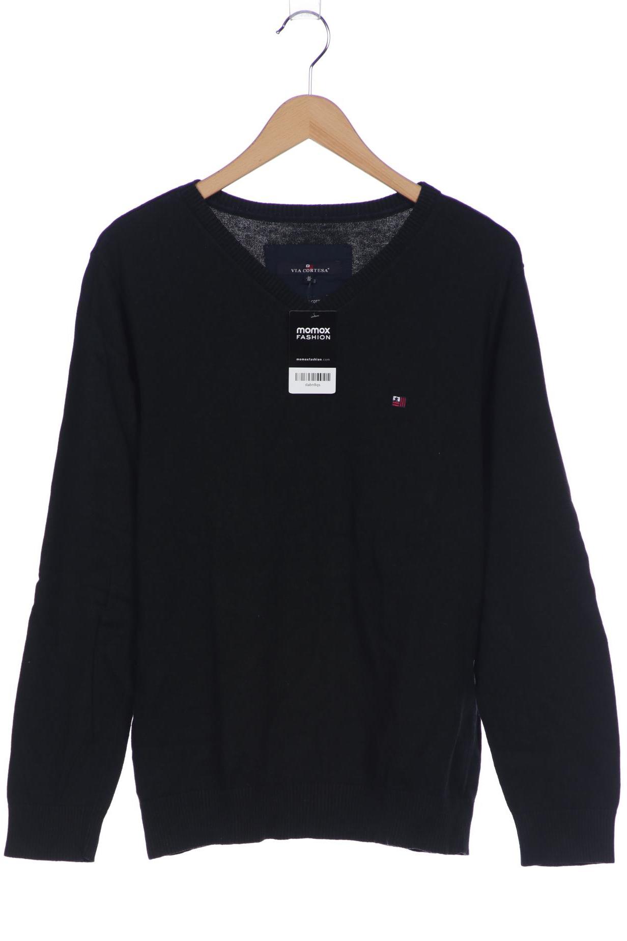 

Via Cortesa Herren Pullover, schwarz, Gr. 50