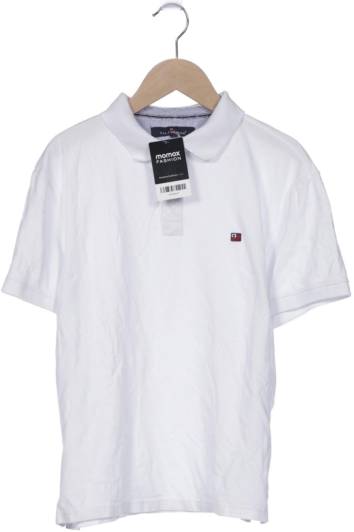 

Via Cortesa Herren Poloshirt, weiß