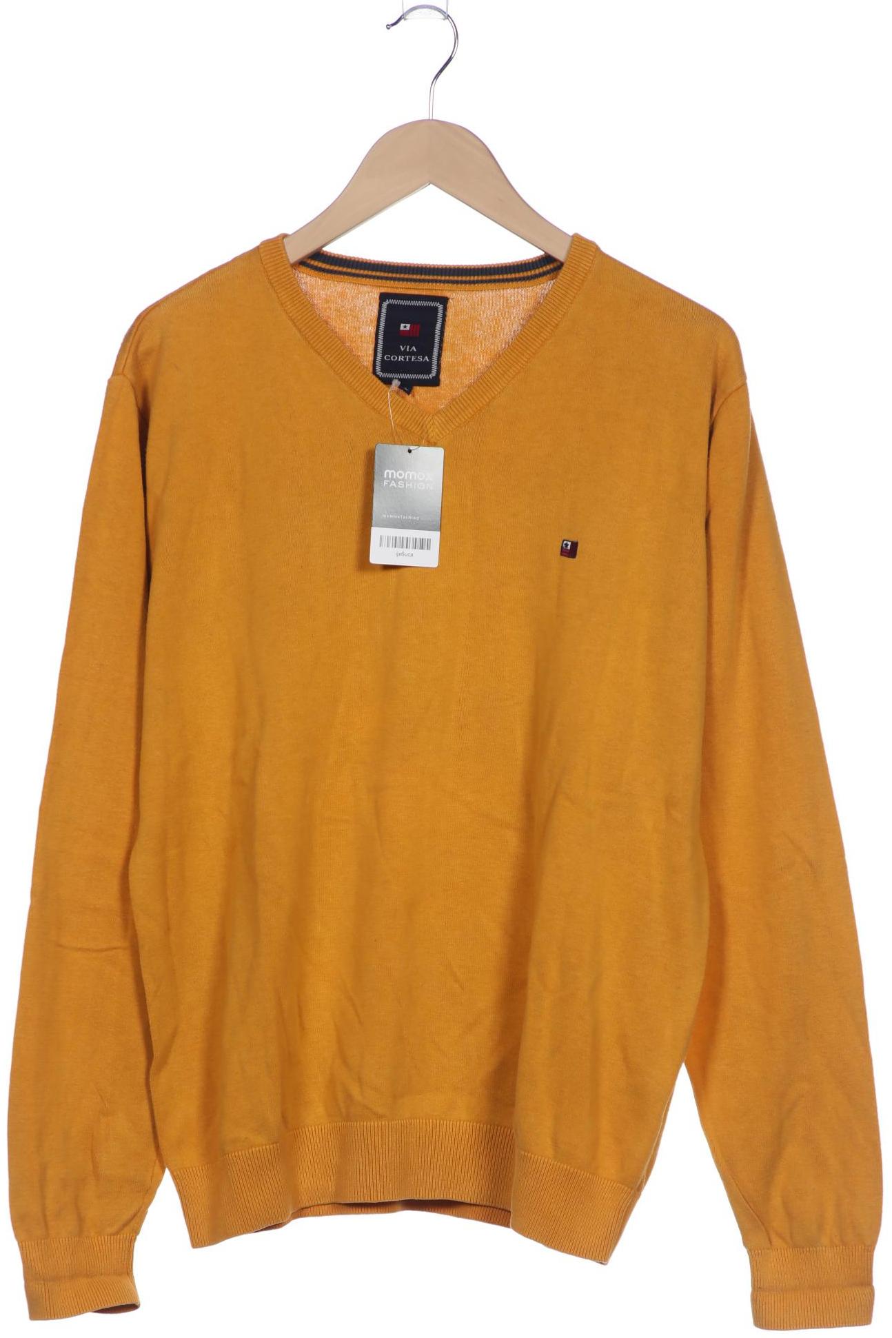 

Via Cortesa Herren Pullover, gelb, Gr. 54