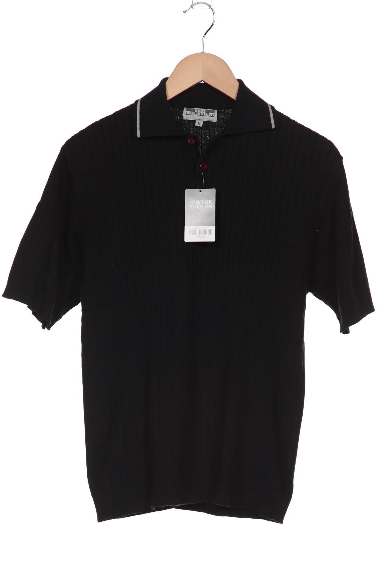 

Via Cortesa Herren Poloshirt, schwarz