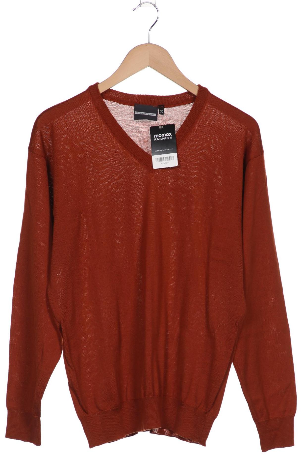 

Via Cortesa Herren Pullover, orange, Gr. 50