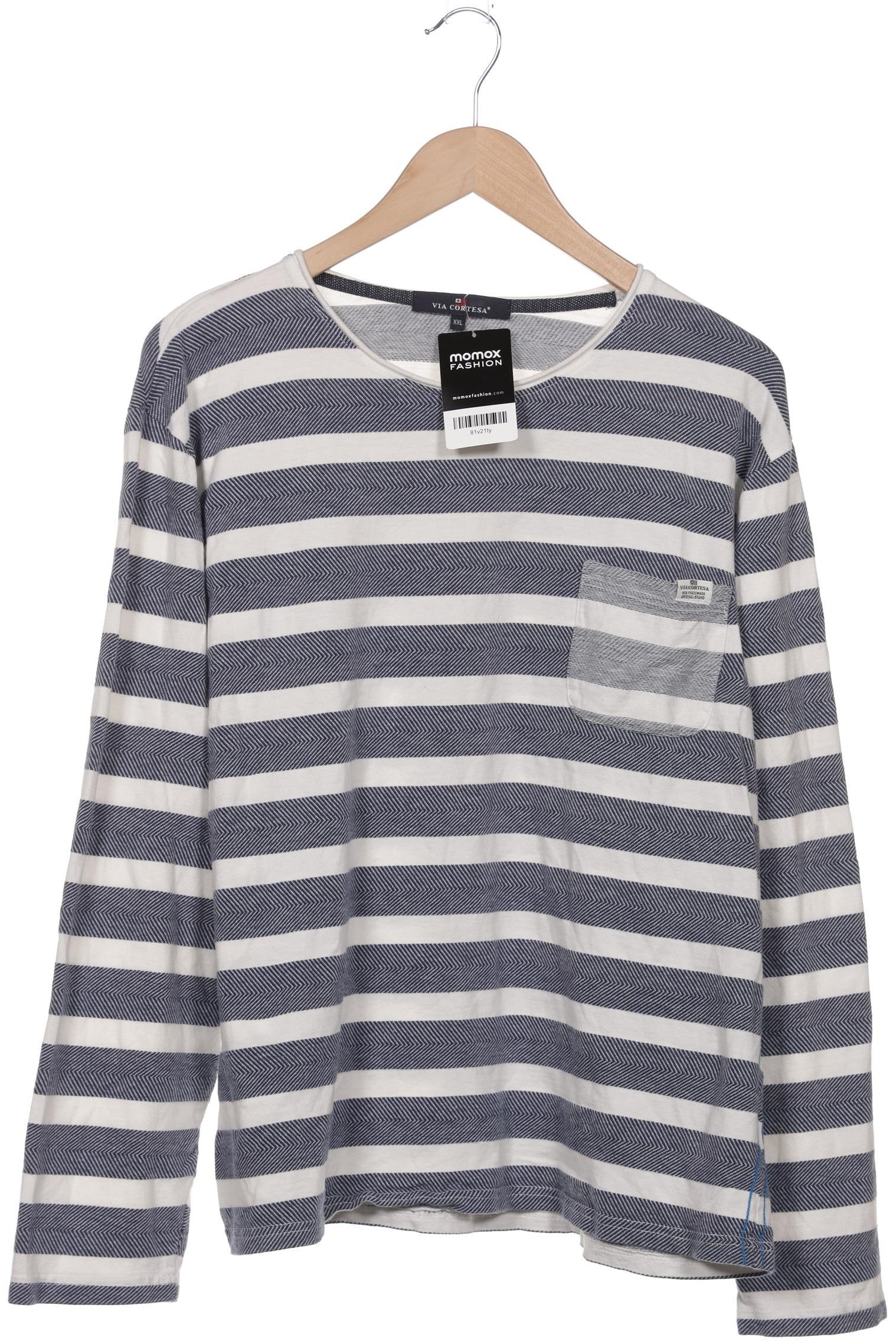 

Via Cortesa Herren Langarmshirt, blau, Gr. 56