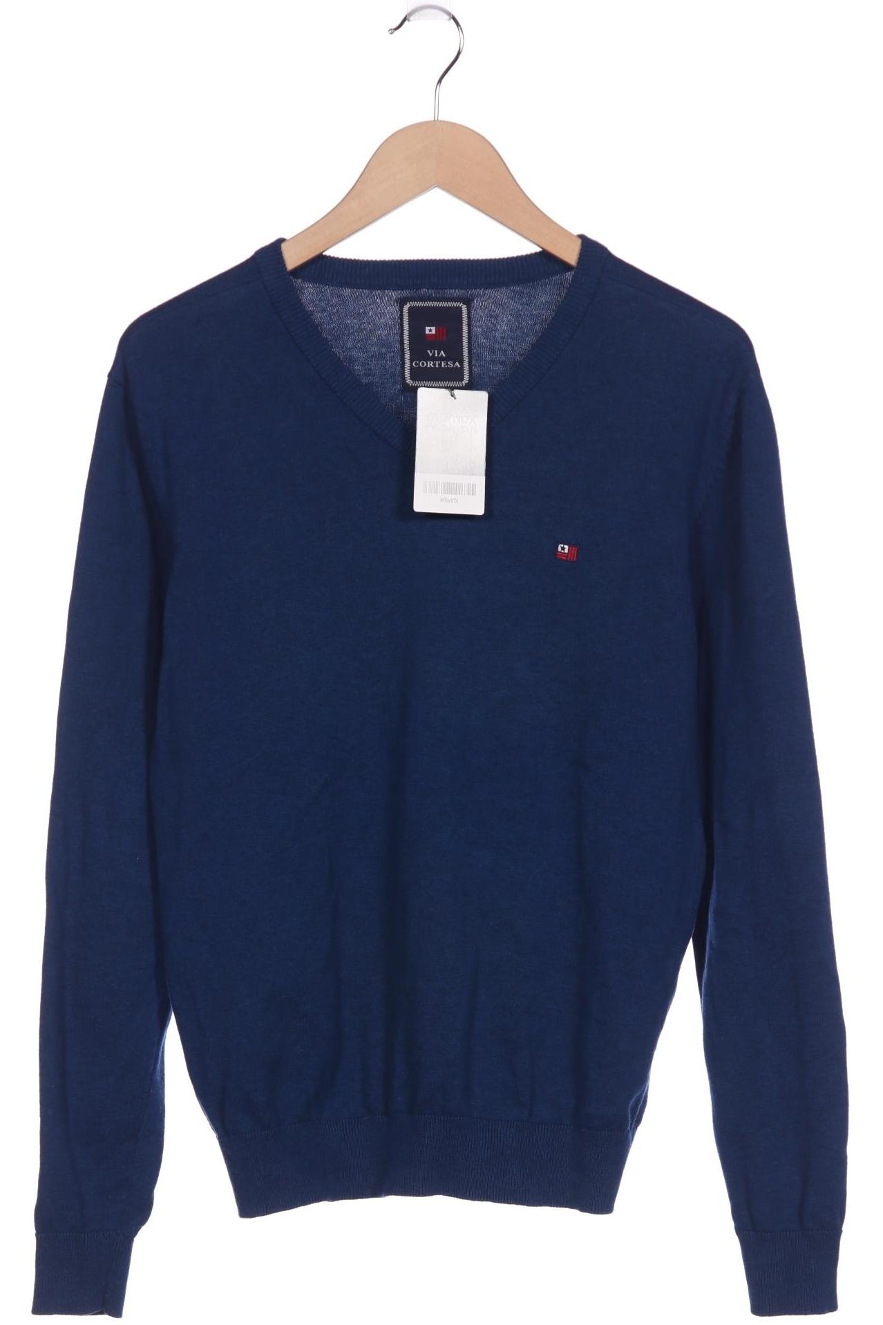 

Via Cortesa Herren Pullover, blau, Gr. 48